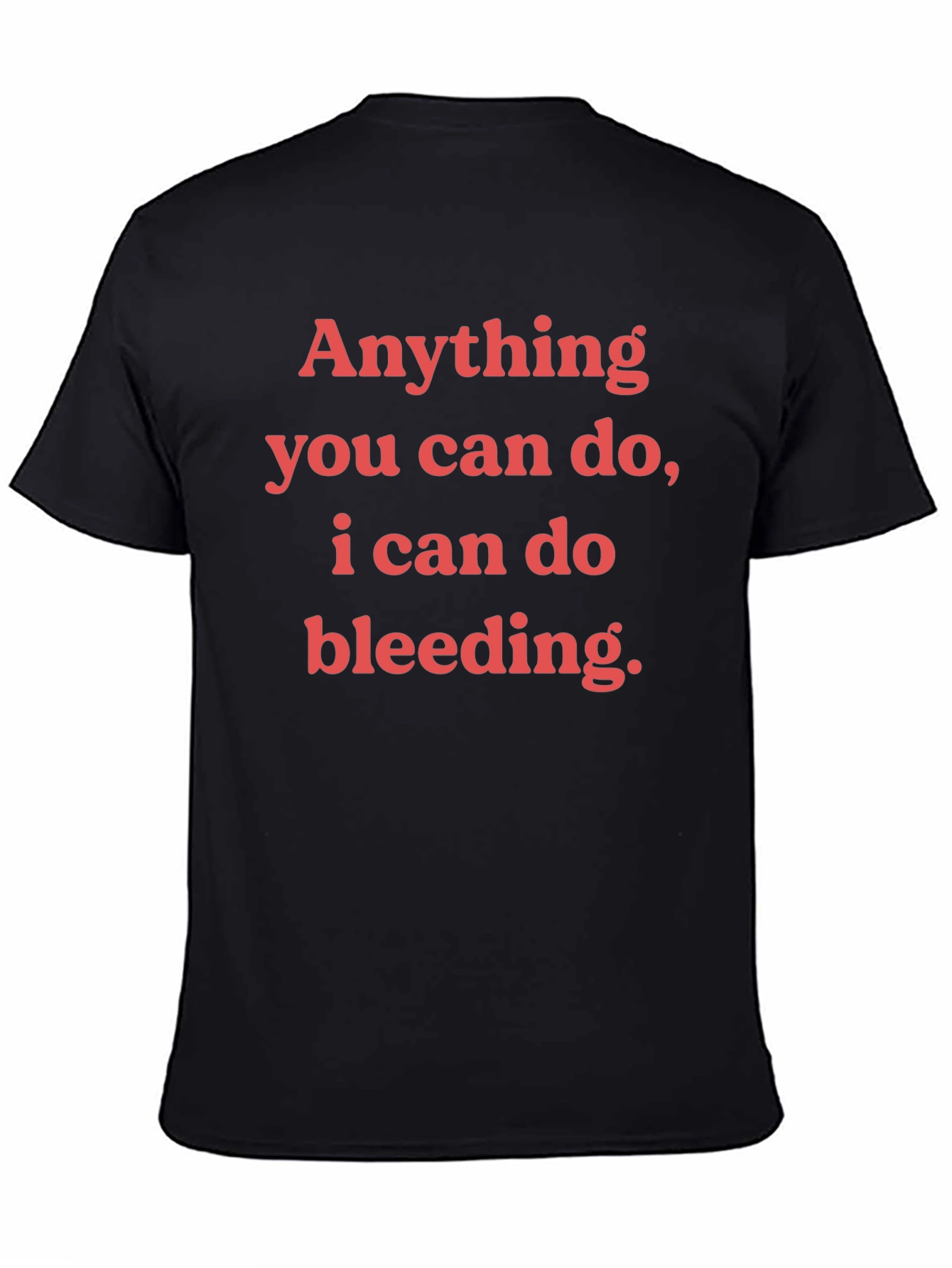 Black Funny Sarcastic Graphic Tee - Bleeding Sarcasm T-Shirt view 4