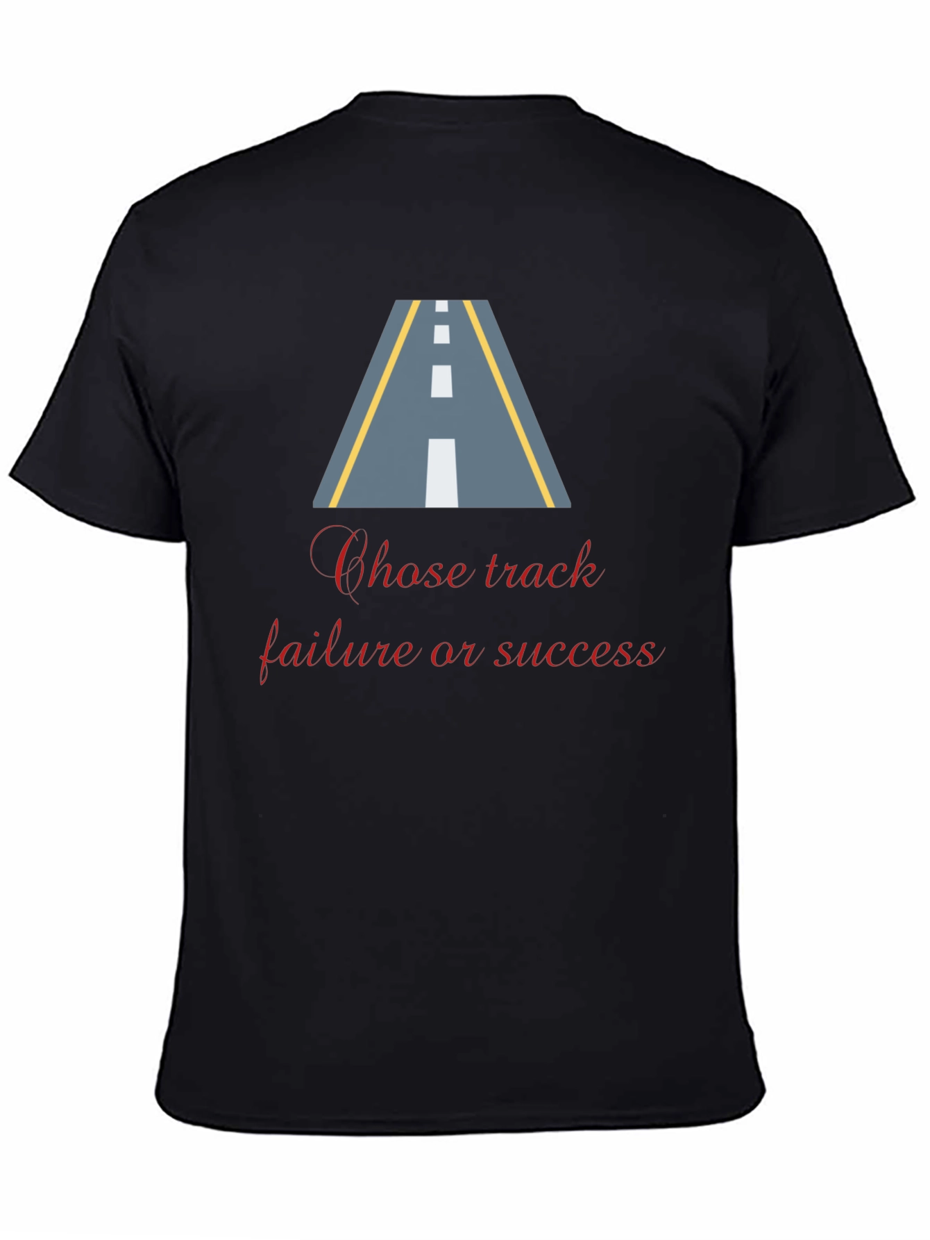 Black Success Road T-Shirt view 4