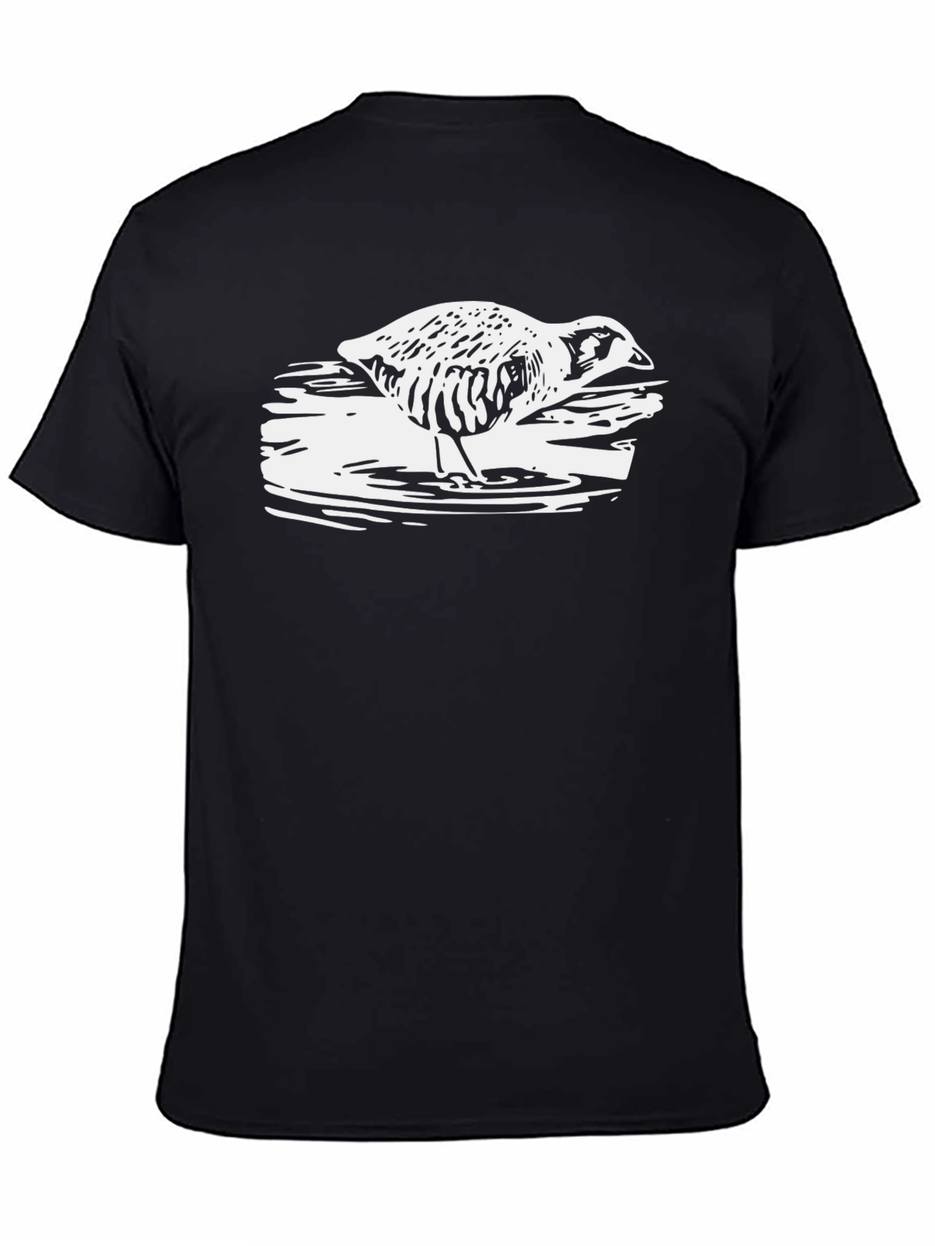 Black Duck Graphic Black T-Shirt view 4