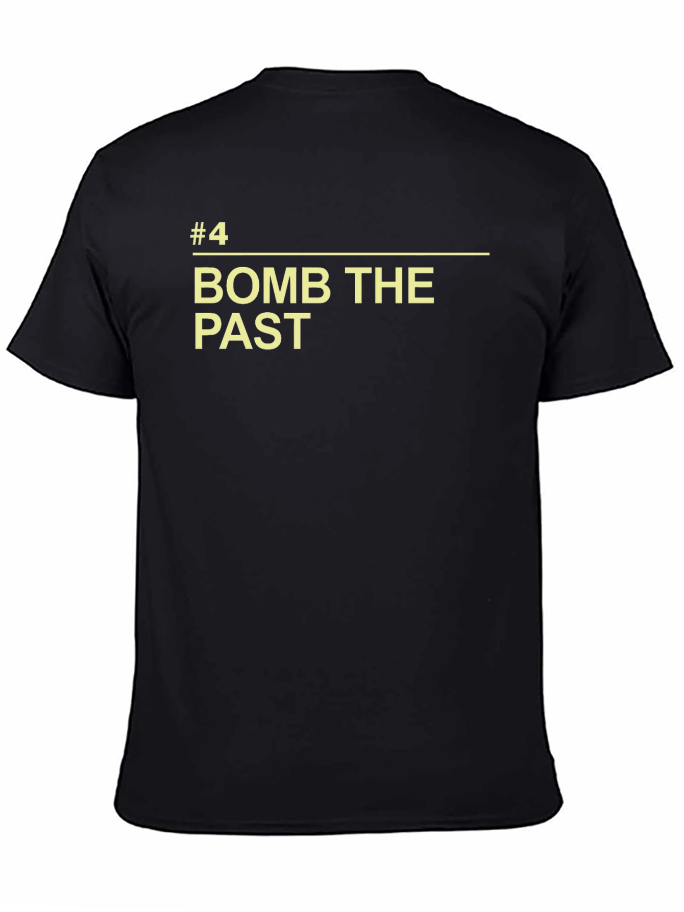 Black Bomb the Past Graphic Tee - Retro Style view 4