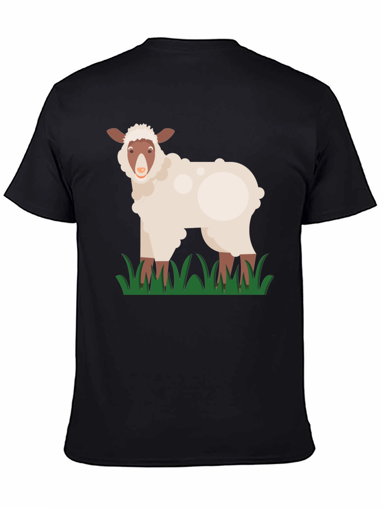 Black Sheep Graphic T-Shirt - Black Cotton Tee view 4