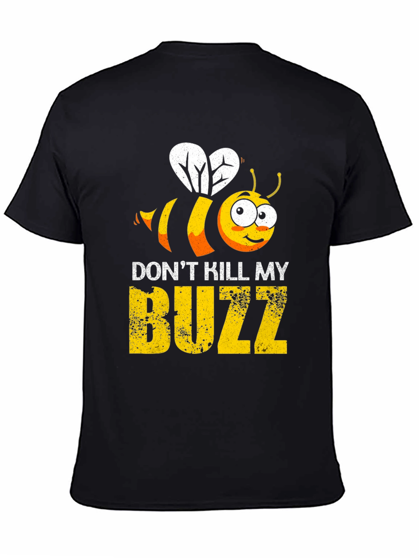 Black Don't Kill My Buzz Graphic T-Shirt view 4