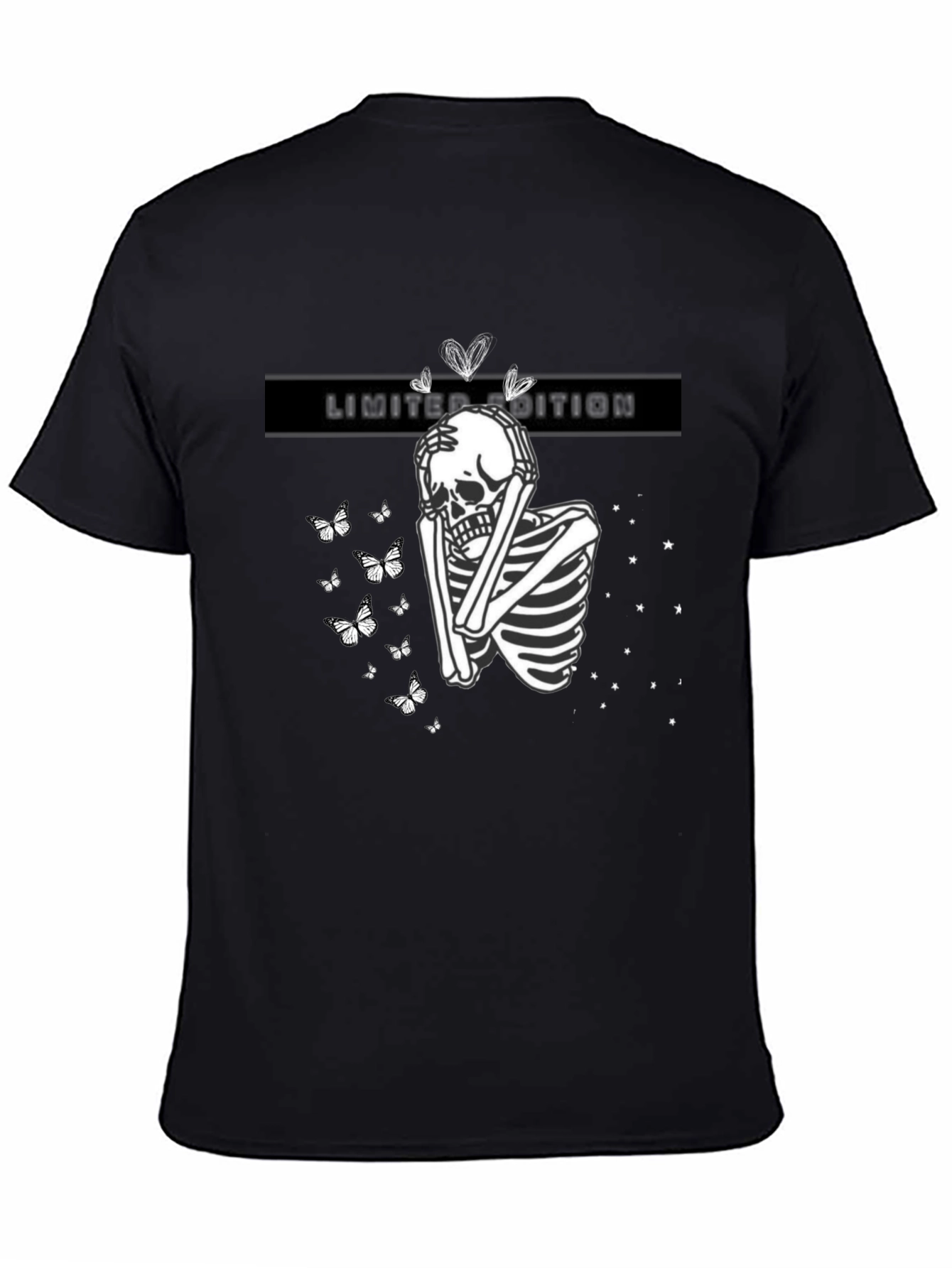 Black Limited Edition Skeleton Graphic Tee view 4