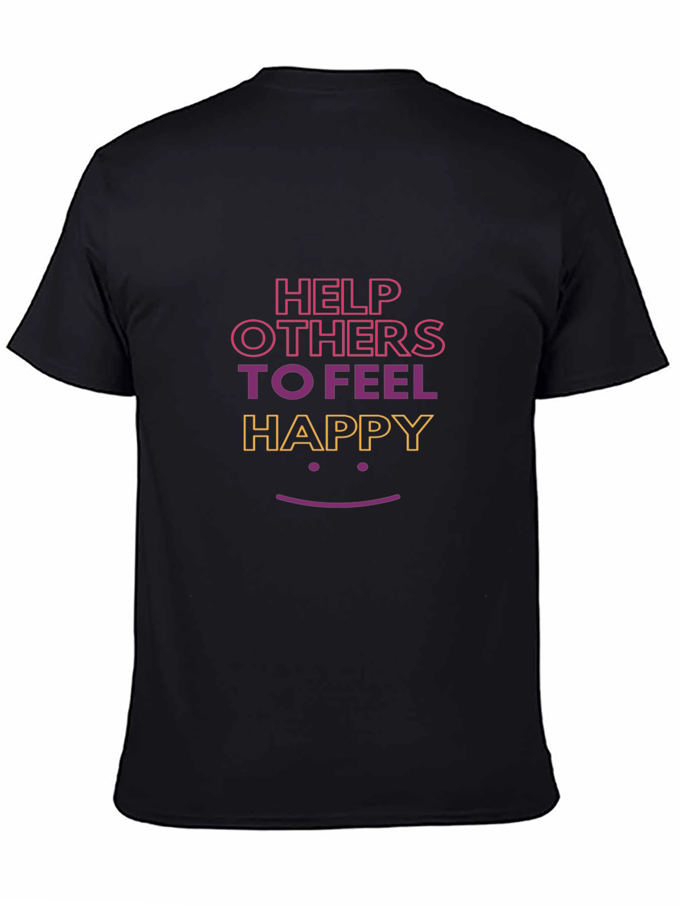 Help Others To Feel Happy Graphic Tee - 4