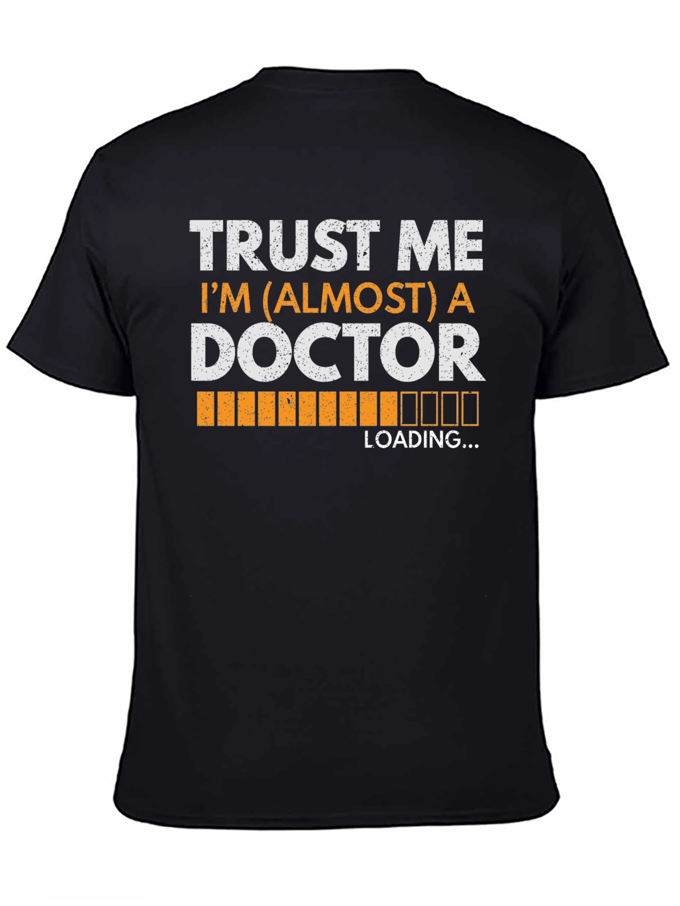 Black Trust Me, I'm Almost A Doctor Graphic T-Shirt view 4