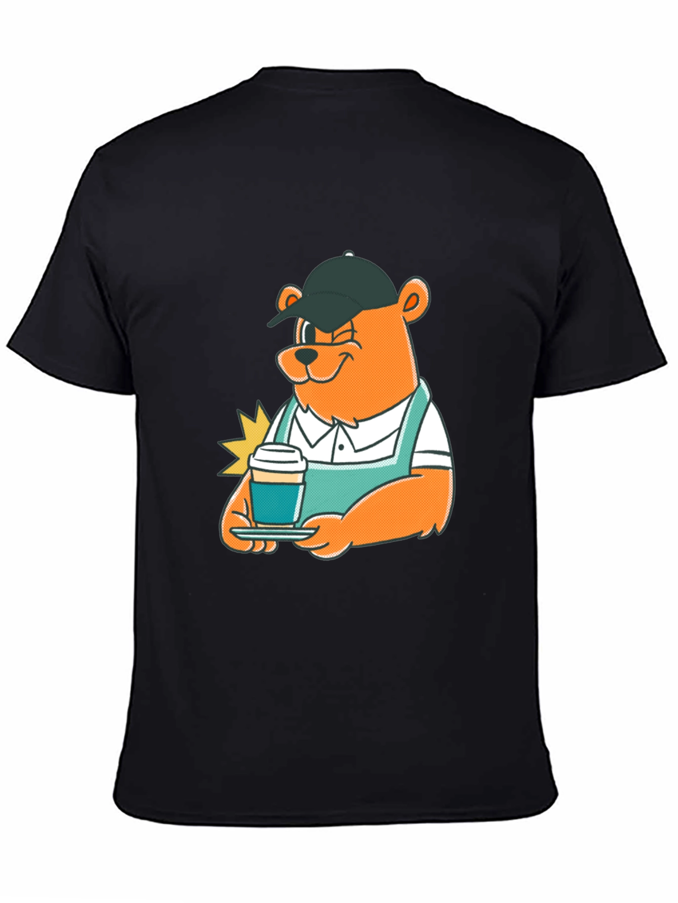 Black Bearista Brew T-Shirt view 4