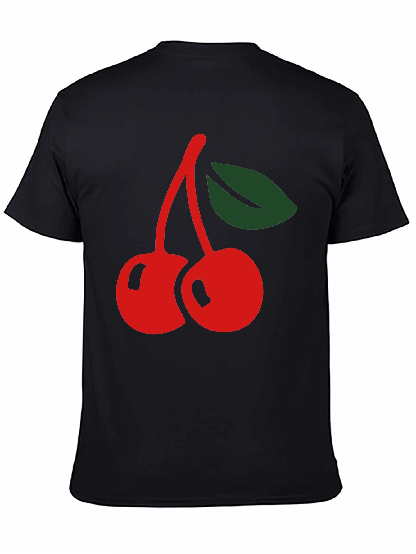 Black Cherry Graphic Black T-Shirt view 4