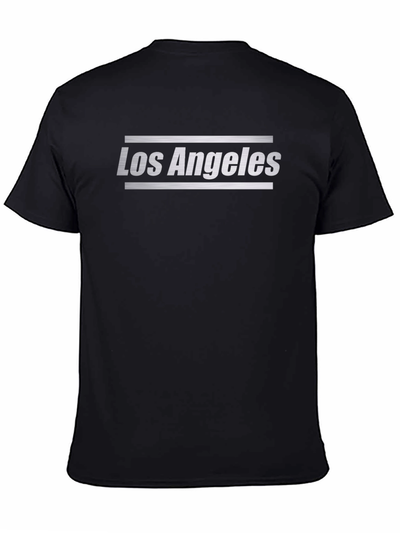Black Los Angeles Graphic Tee - Modern City Style view 4