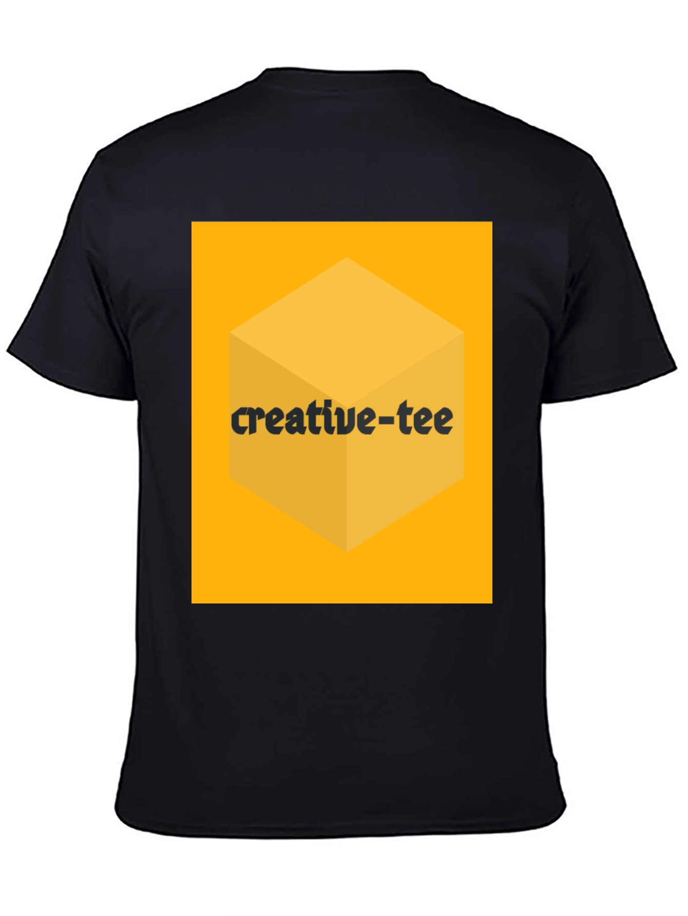 Black Creative-Tee Black Graphic T-Shirt view 4
