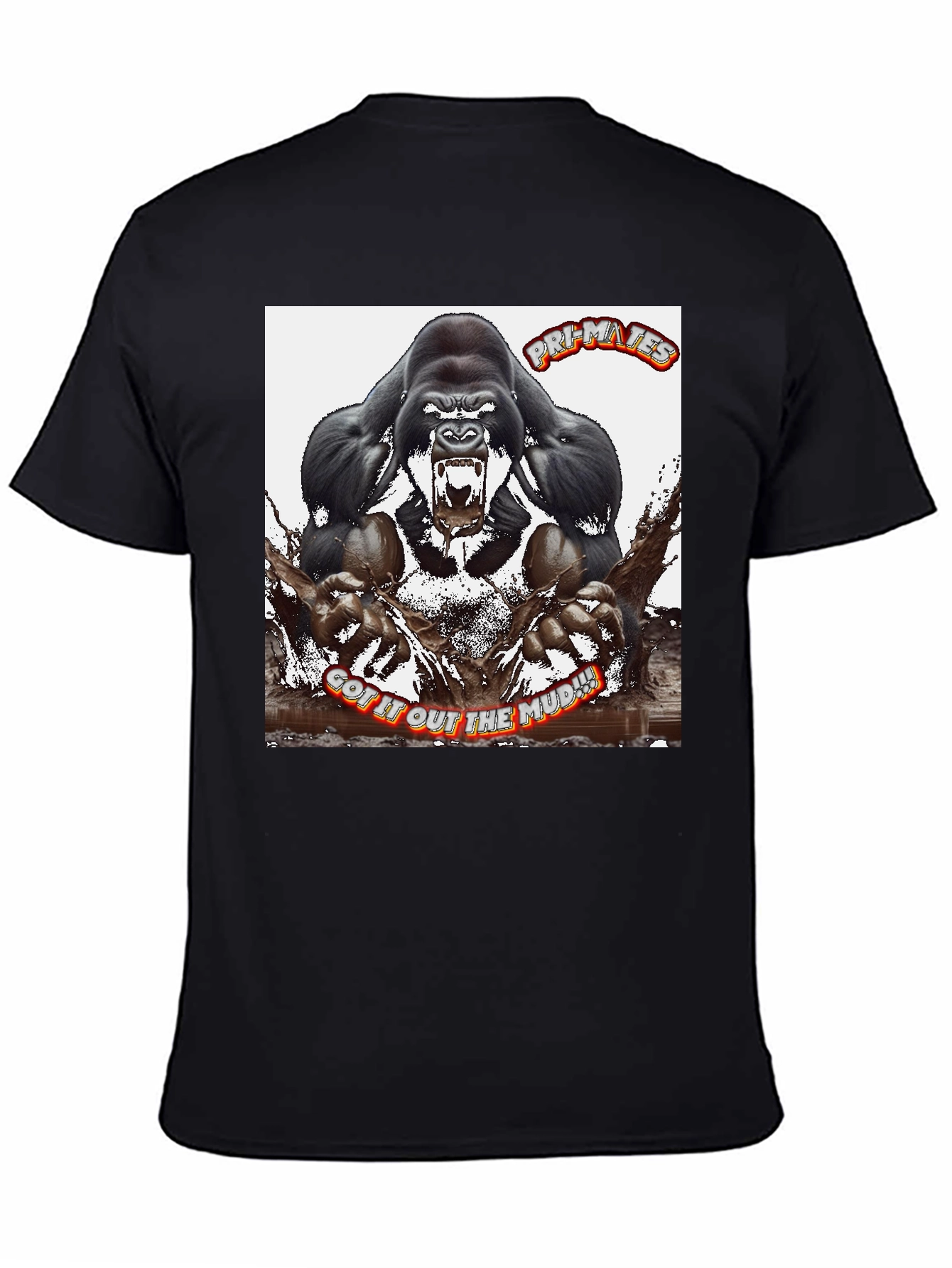 Black Pr-Mates Got It Out The Mud Graphic T-Shirt view 4