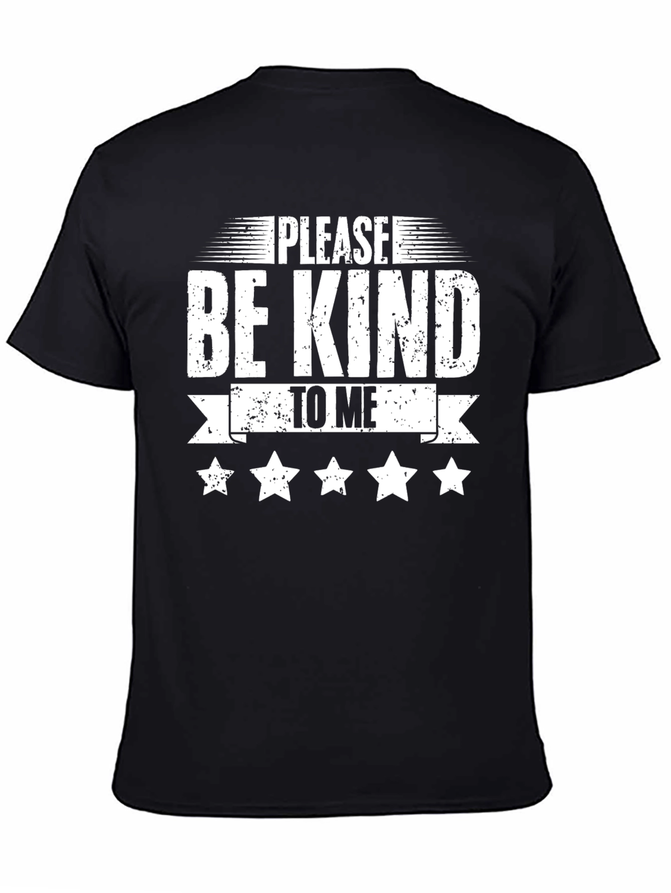 Black Please Be Kind To Me Graphic Tee view 4
