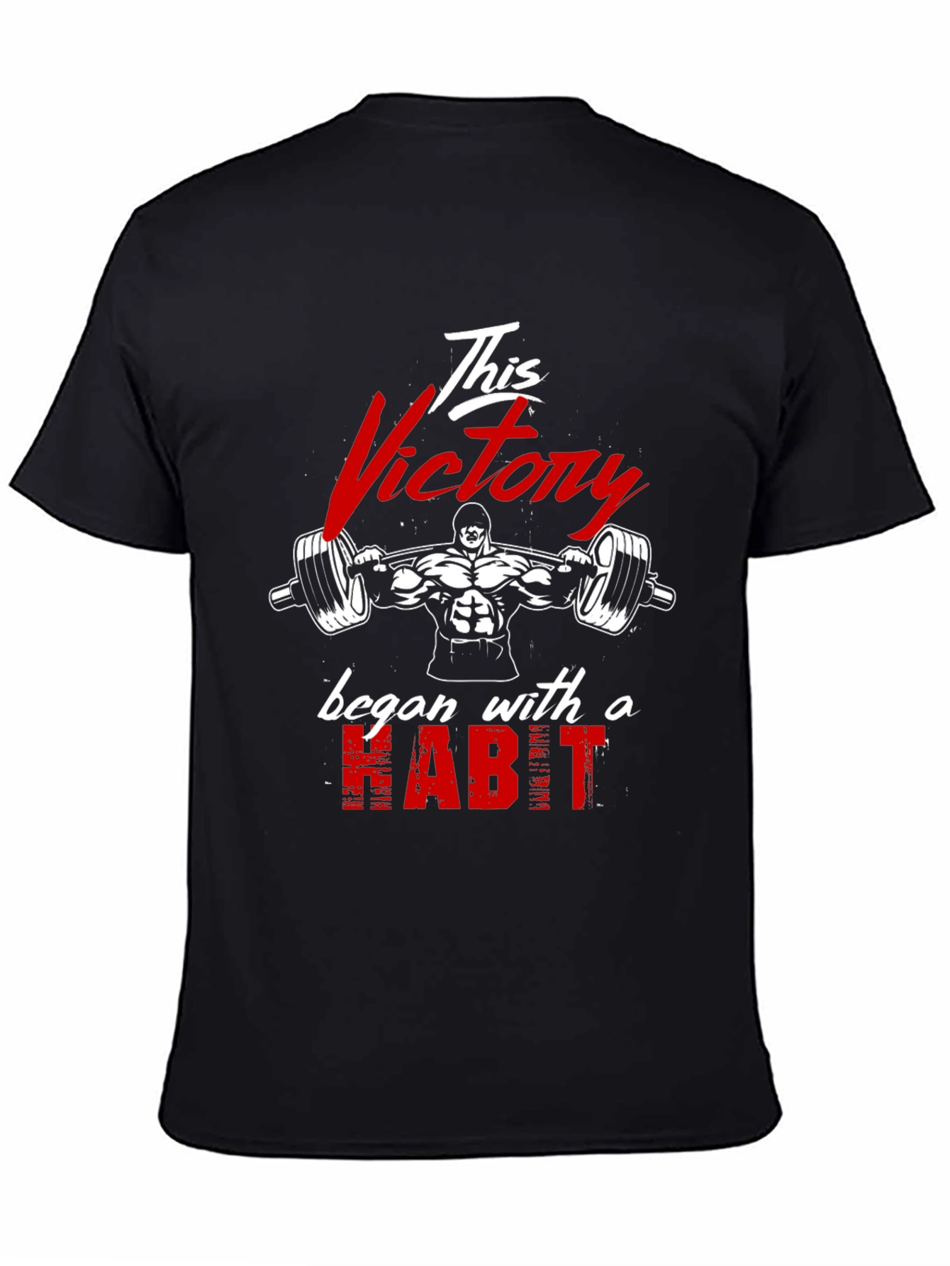 Victory Habit Gym T-Shirt - Fitness Motivation - 4