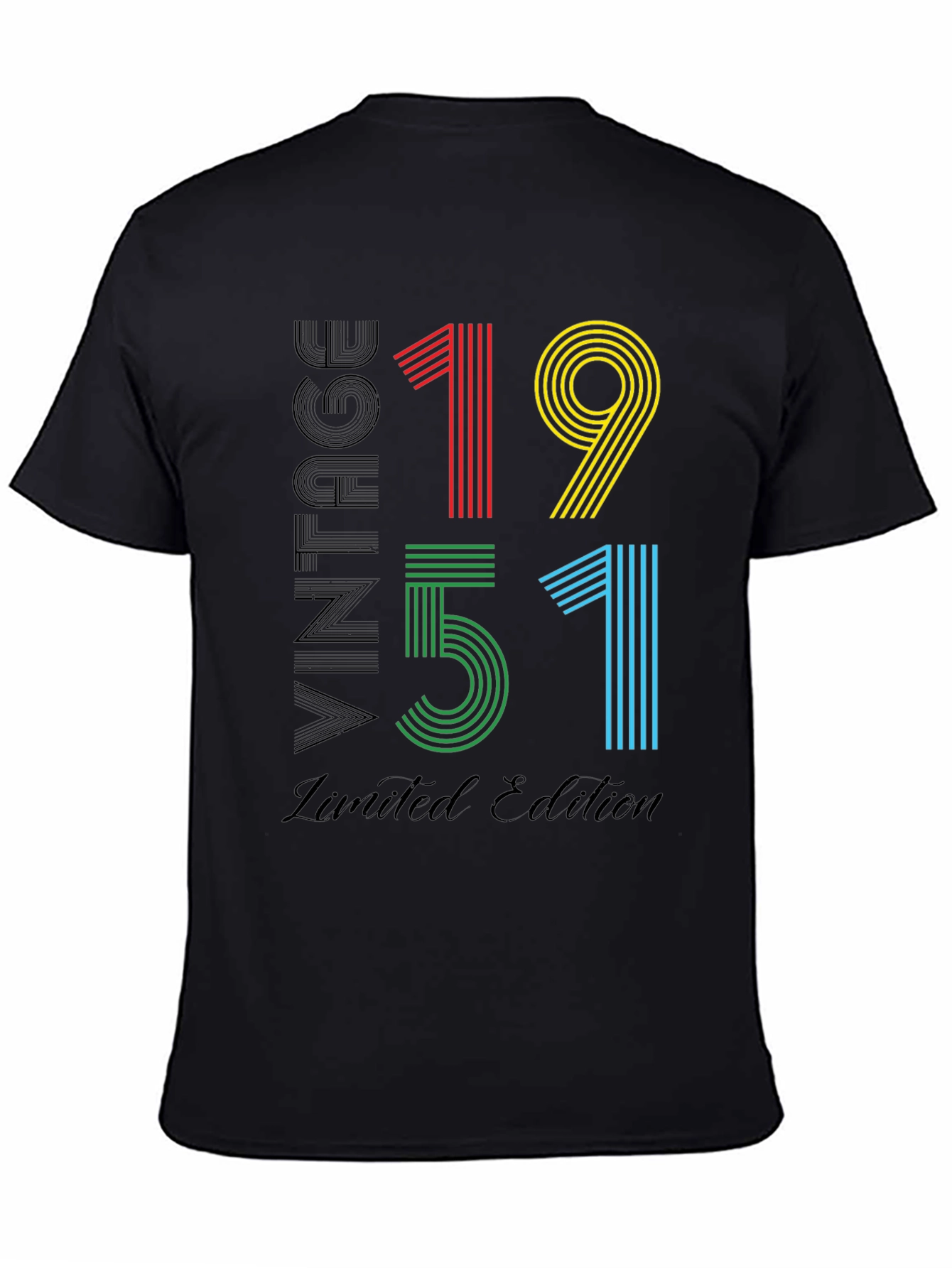 Black Vintage 1951 Limited Edition Graphic Tee view 4