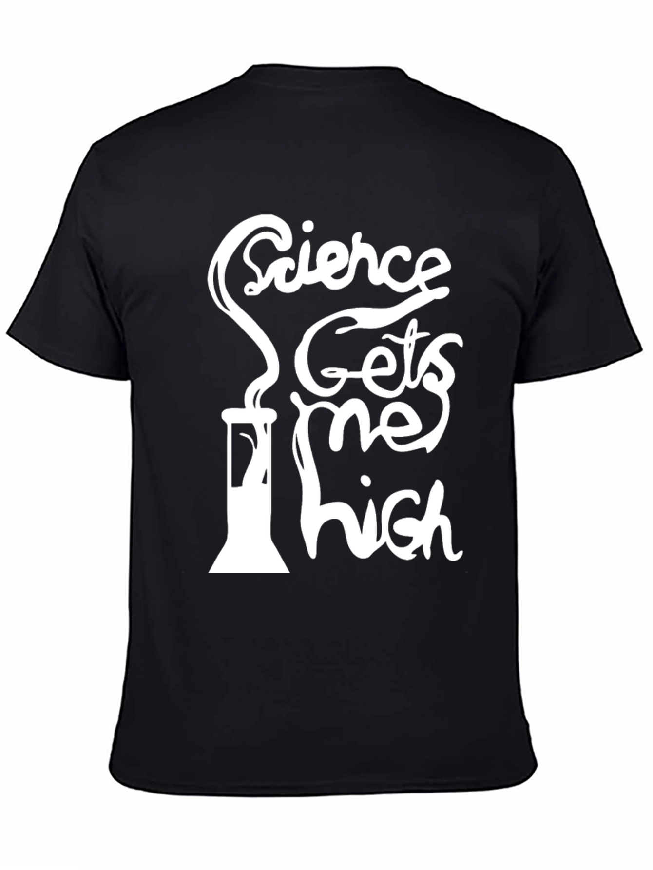Black Science Gets Me High Graphic T-Shirt view 4