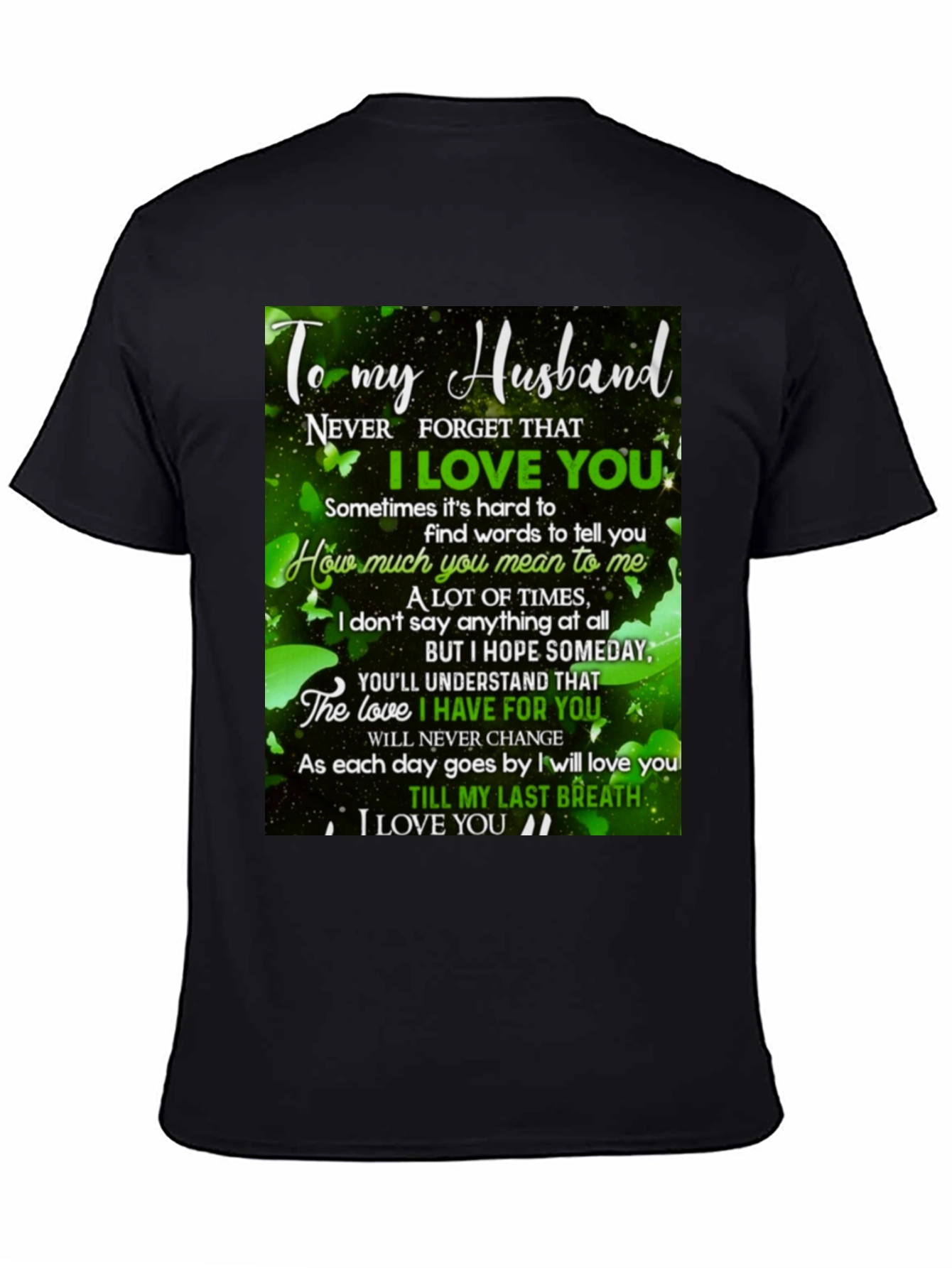 Black To My Husband Graphic Tee view 4