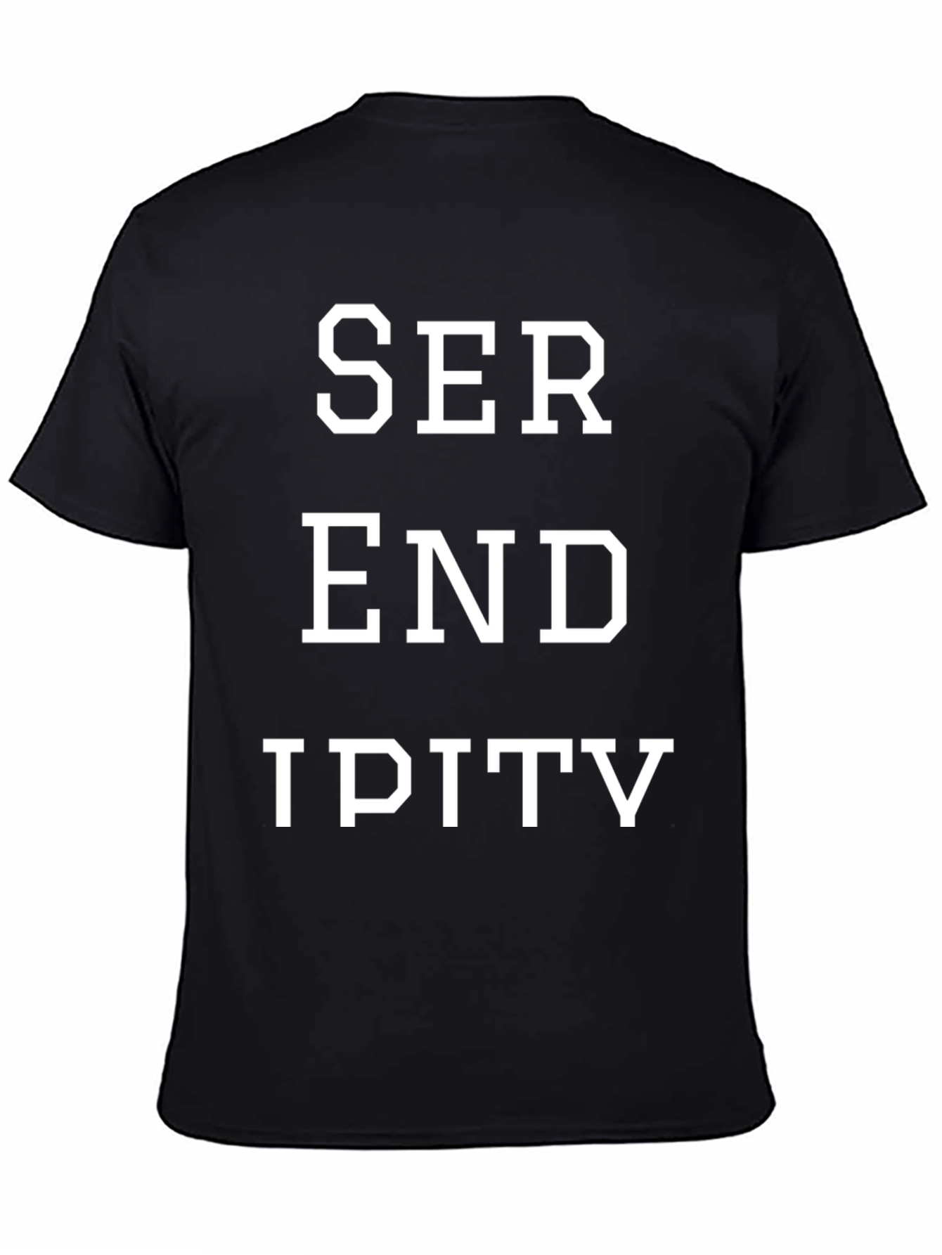 Black Serendipity Graphic T-Shirt - Black view 4