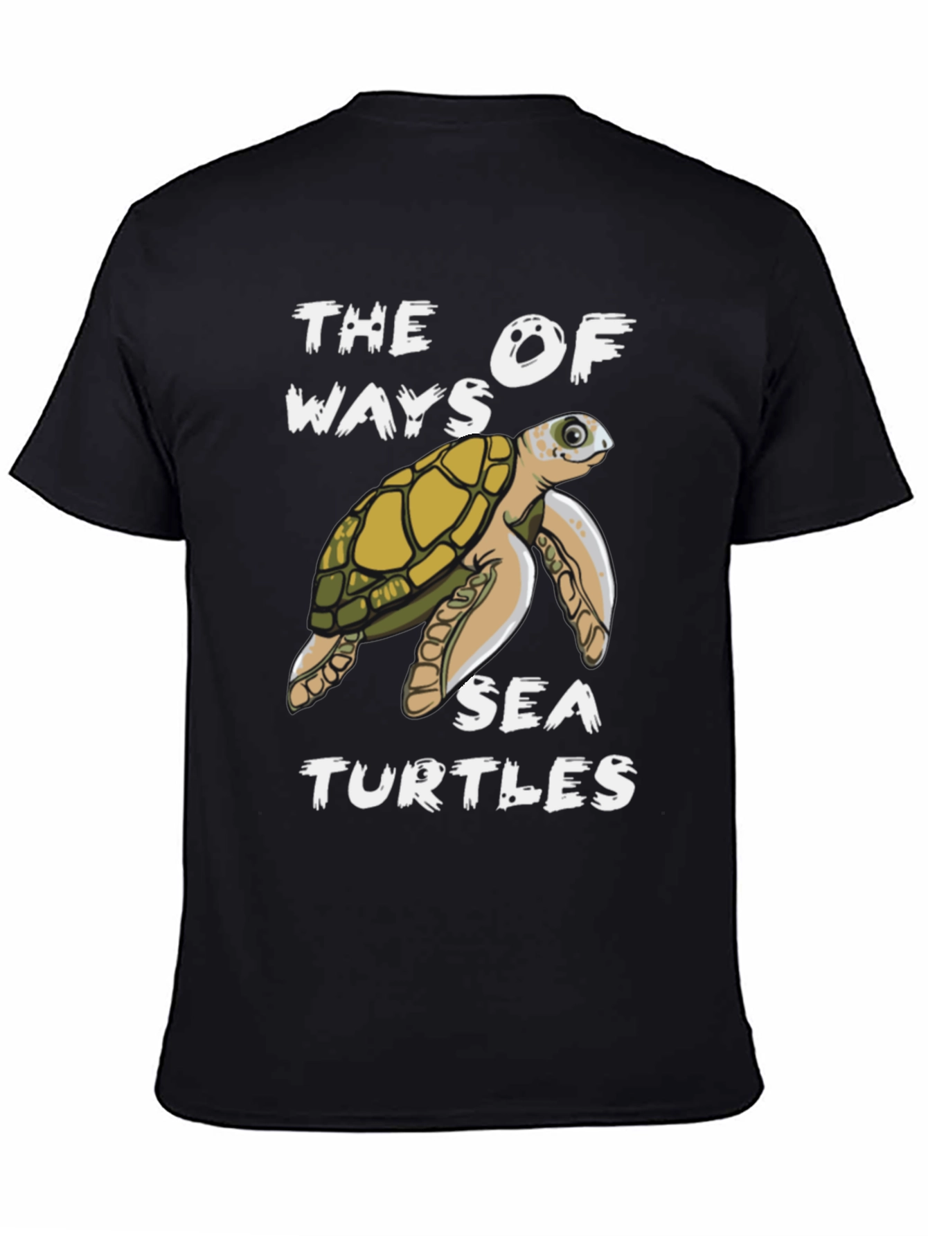 Black Sea Turtle Graphic Tee view 4