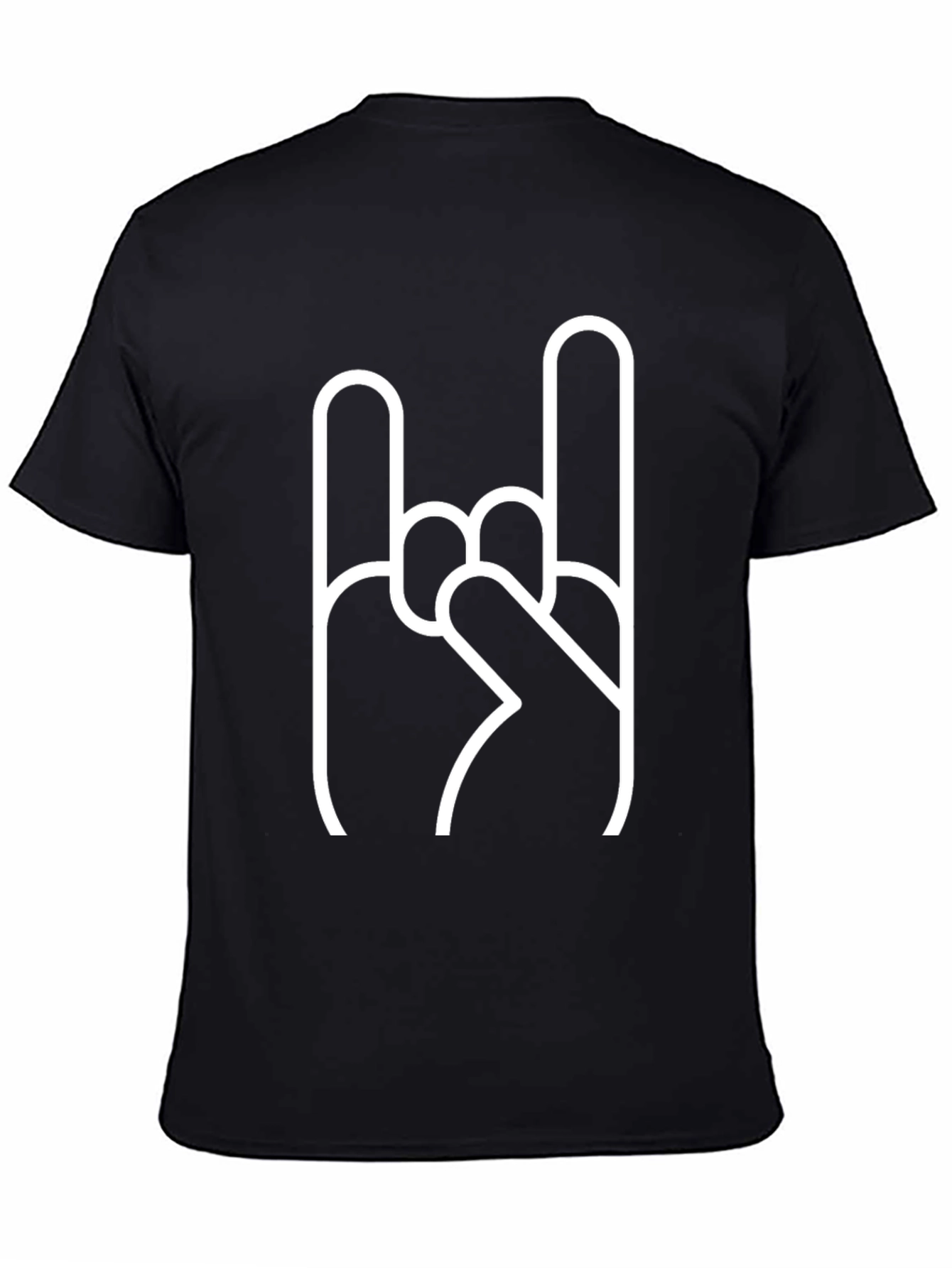 Black Rock On Black Graphic Tee view 4