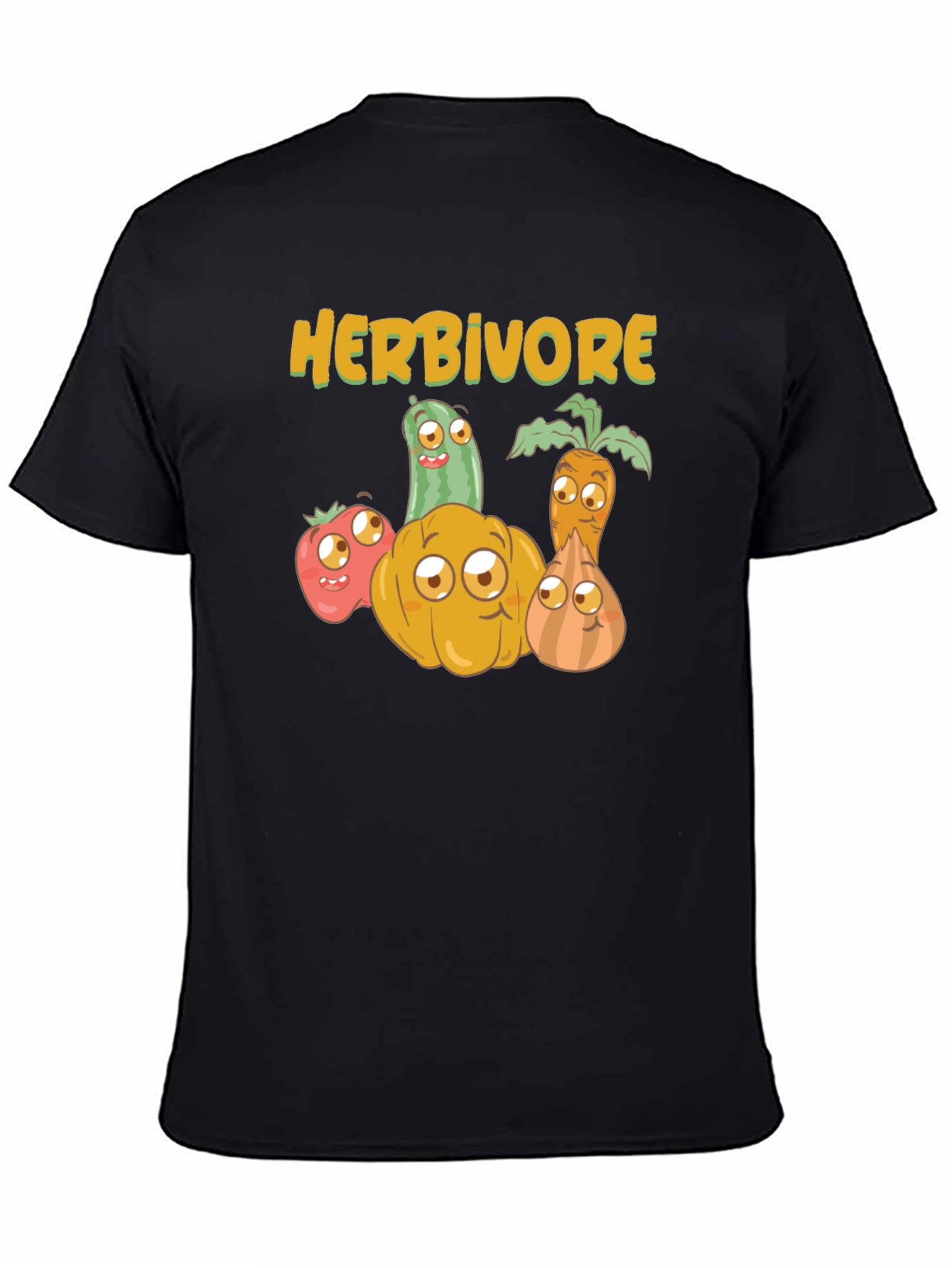 Herbivore Vegan T-Shirt - Cute Vegetable Design - 4