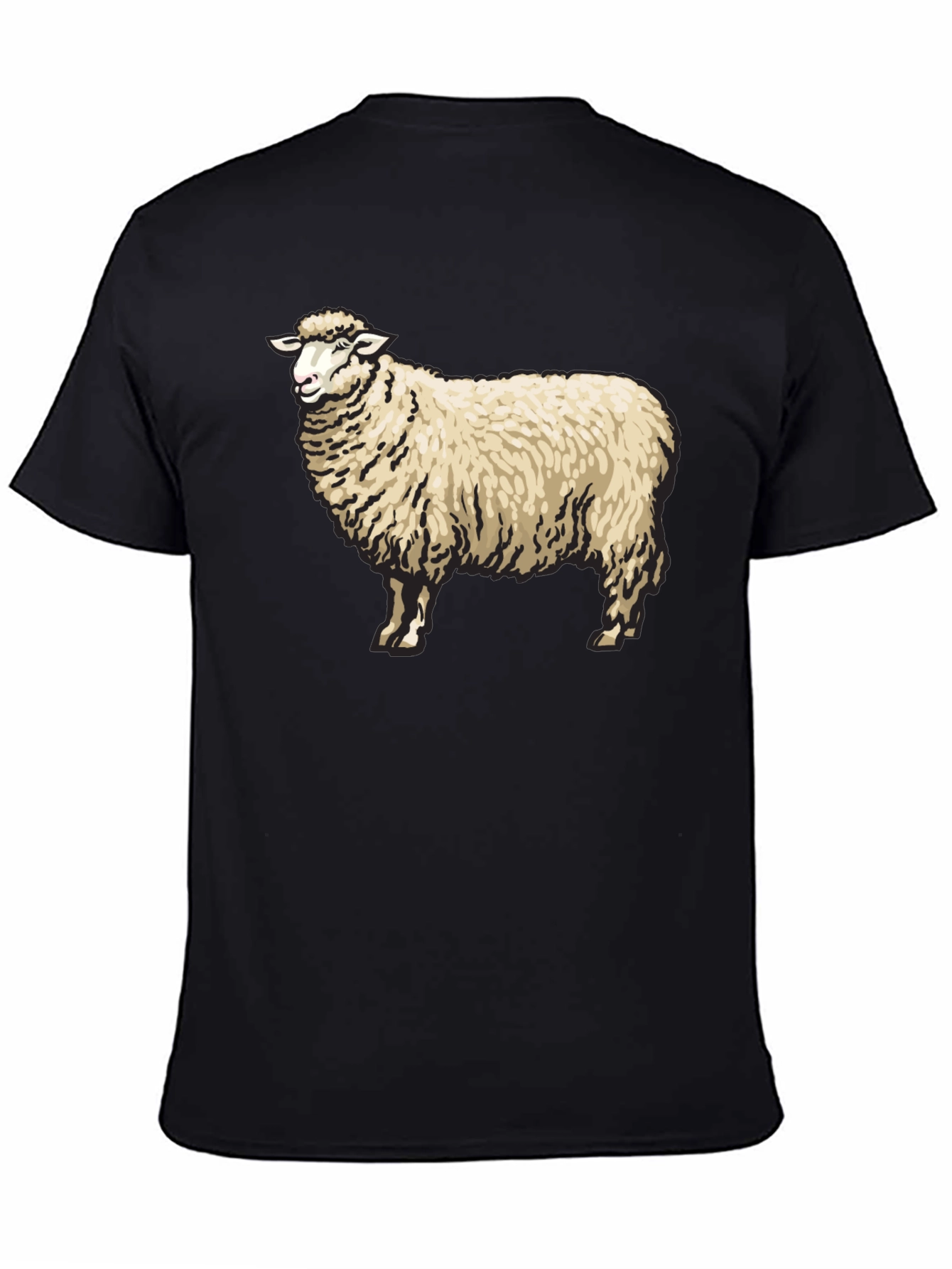 Black Sheep Graphic Black T-Shirt view 4