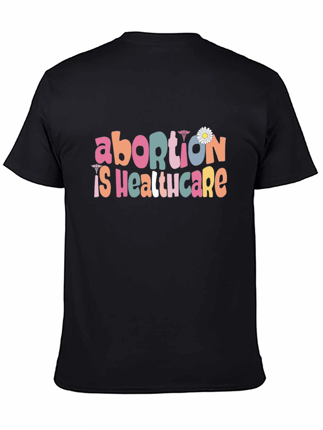 Black Abortion is Healthcare T-Shirt - Pro Choice Tee view 4