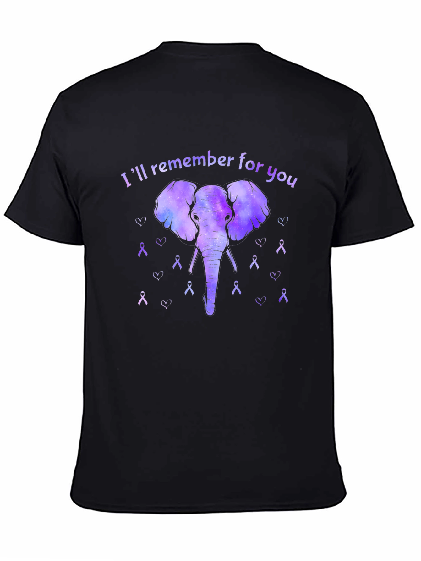 Black I'll Remember For You T-Shirt view 4