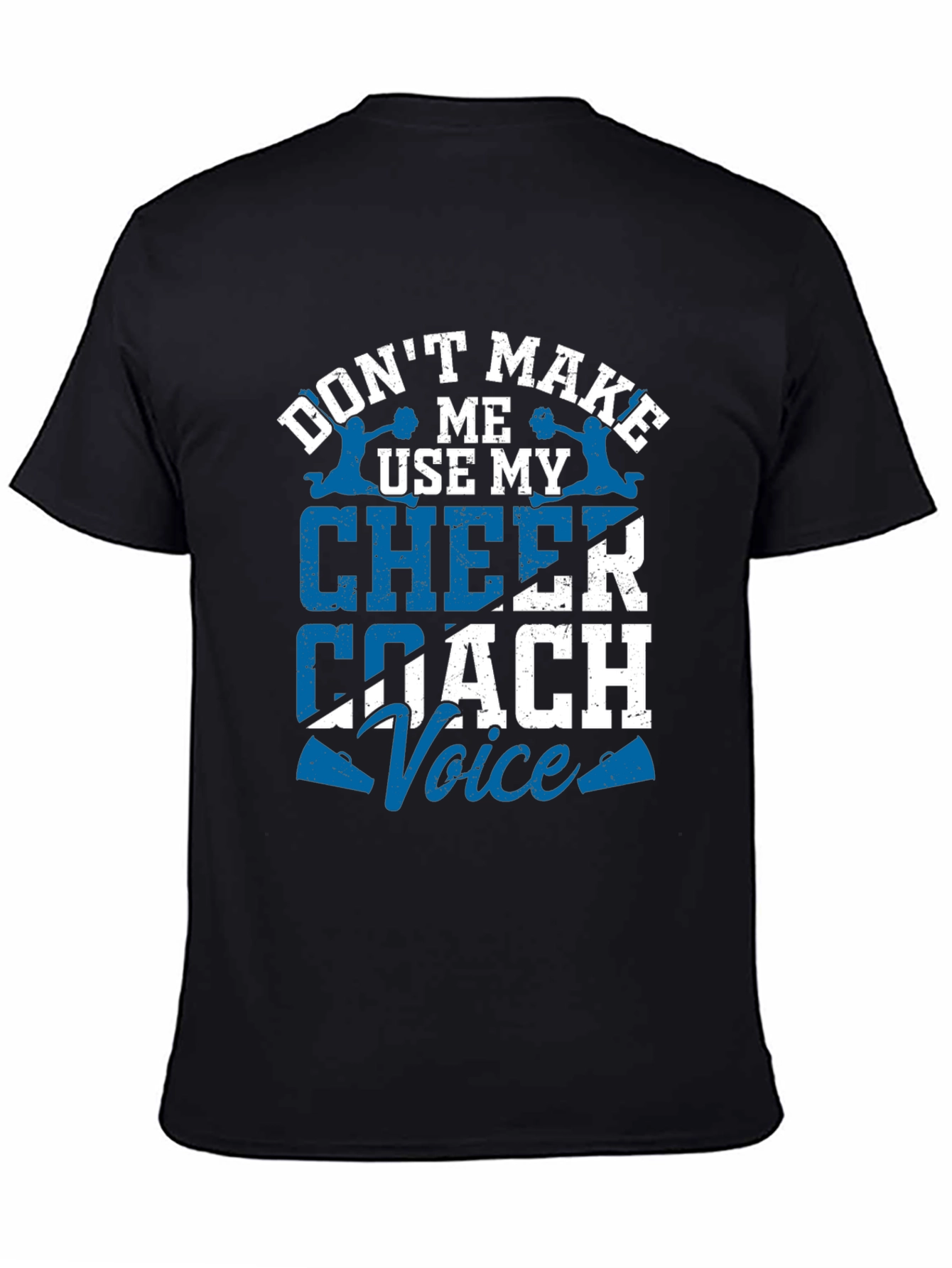 Black Cheer Coach Voice T-Shirt view 4