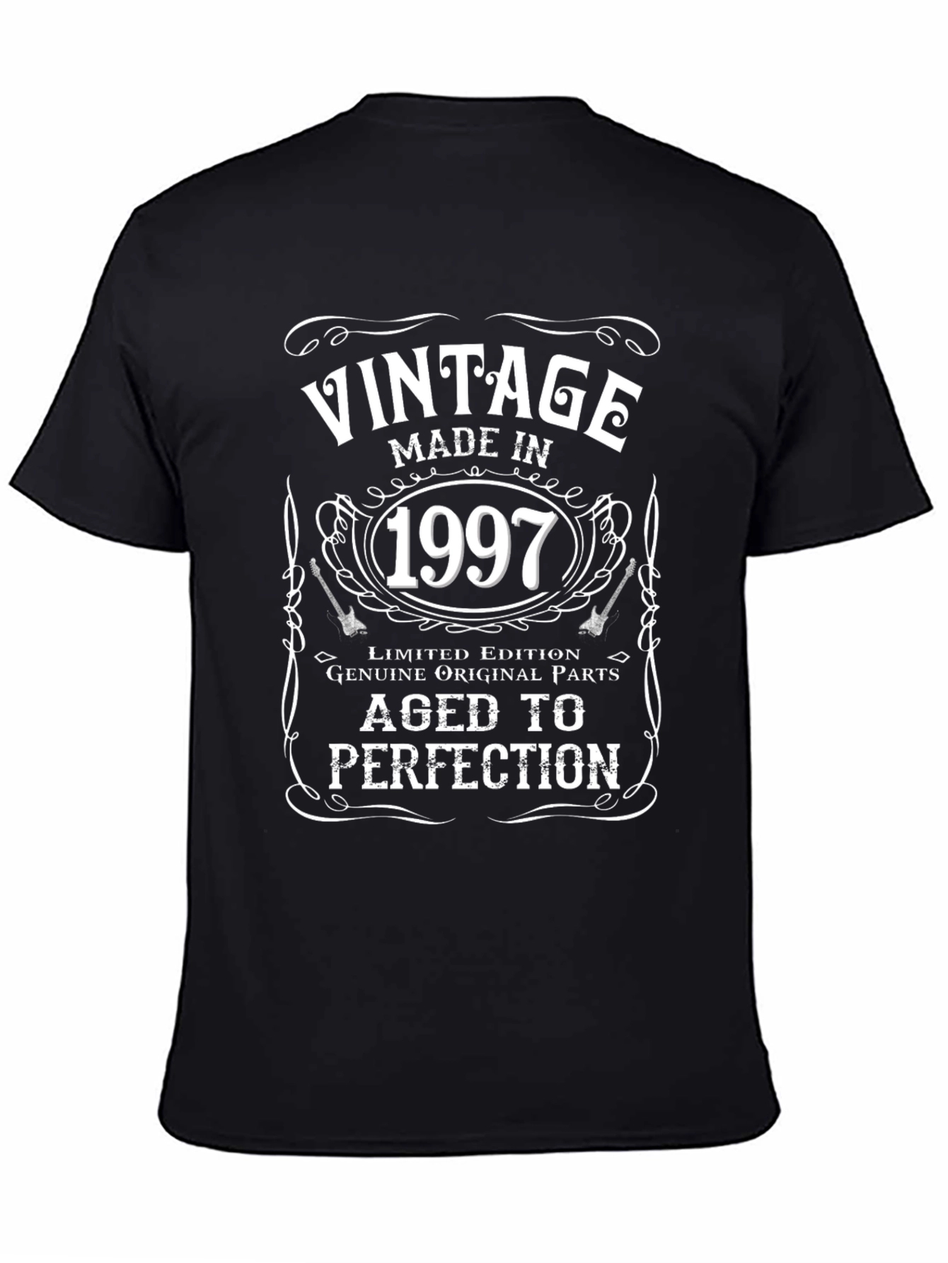 Black Vintage 1997 Aged to Perfection T-Shirt view 4