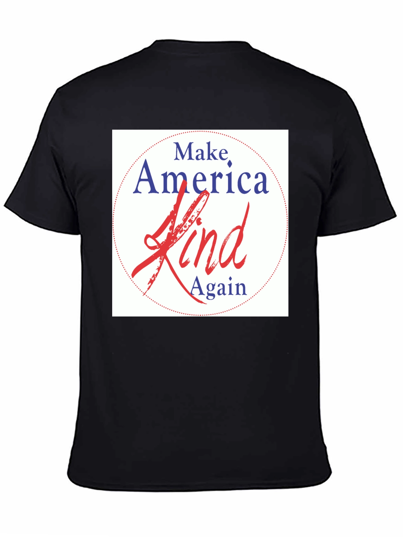 Black Make America Kind Again T-Shirt view 4