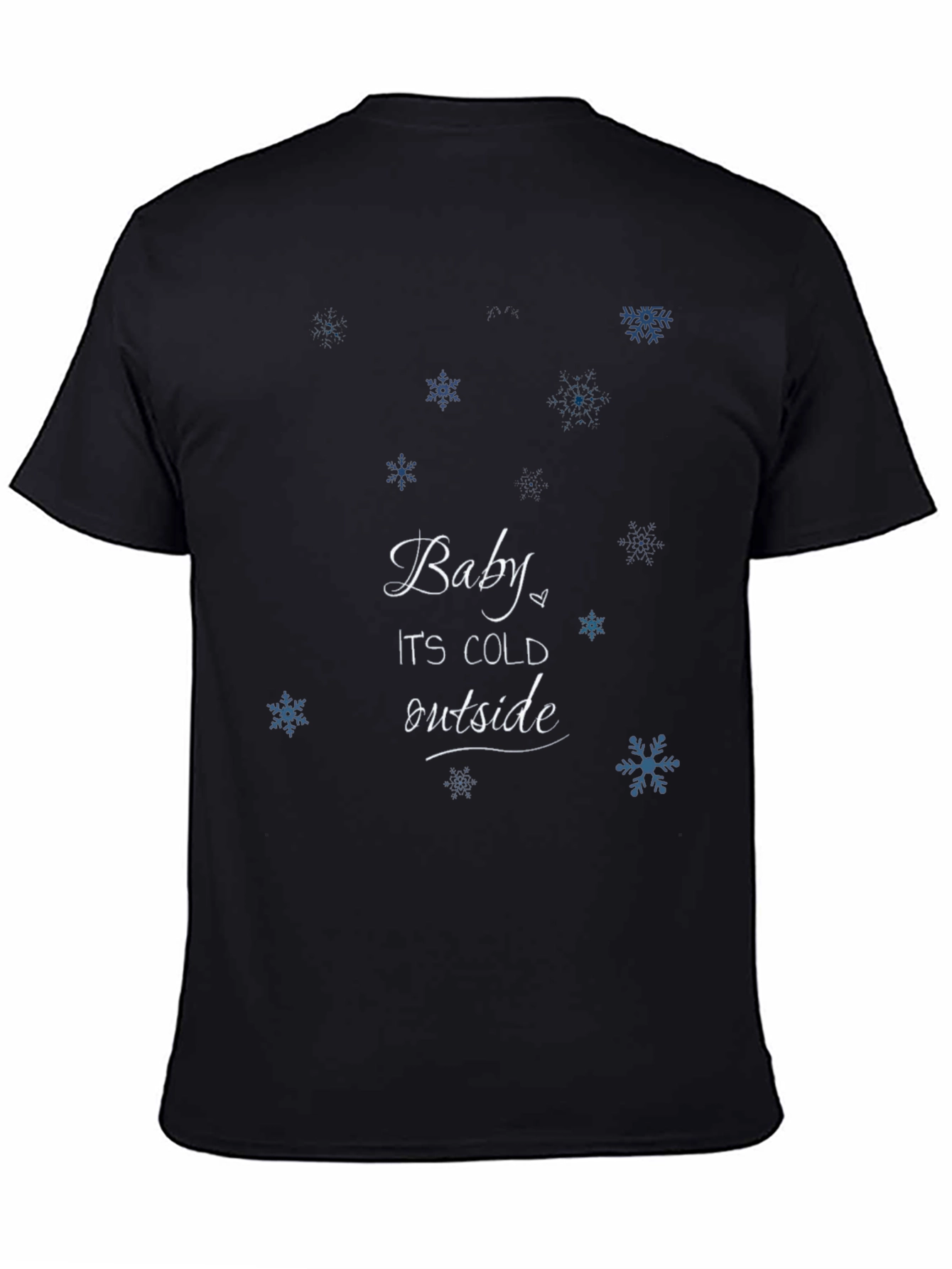 Black Baby It's Cold Outside T-Shirt view 4