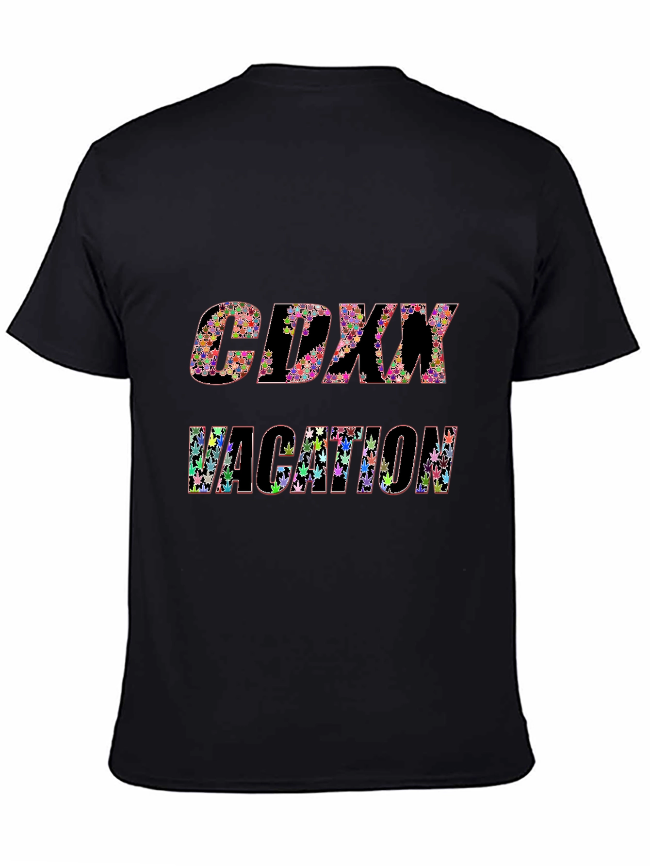 CDXX Vacation Black T-Shirt - 4