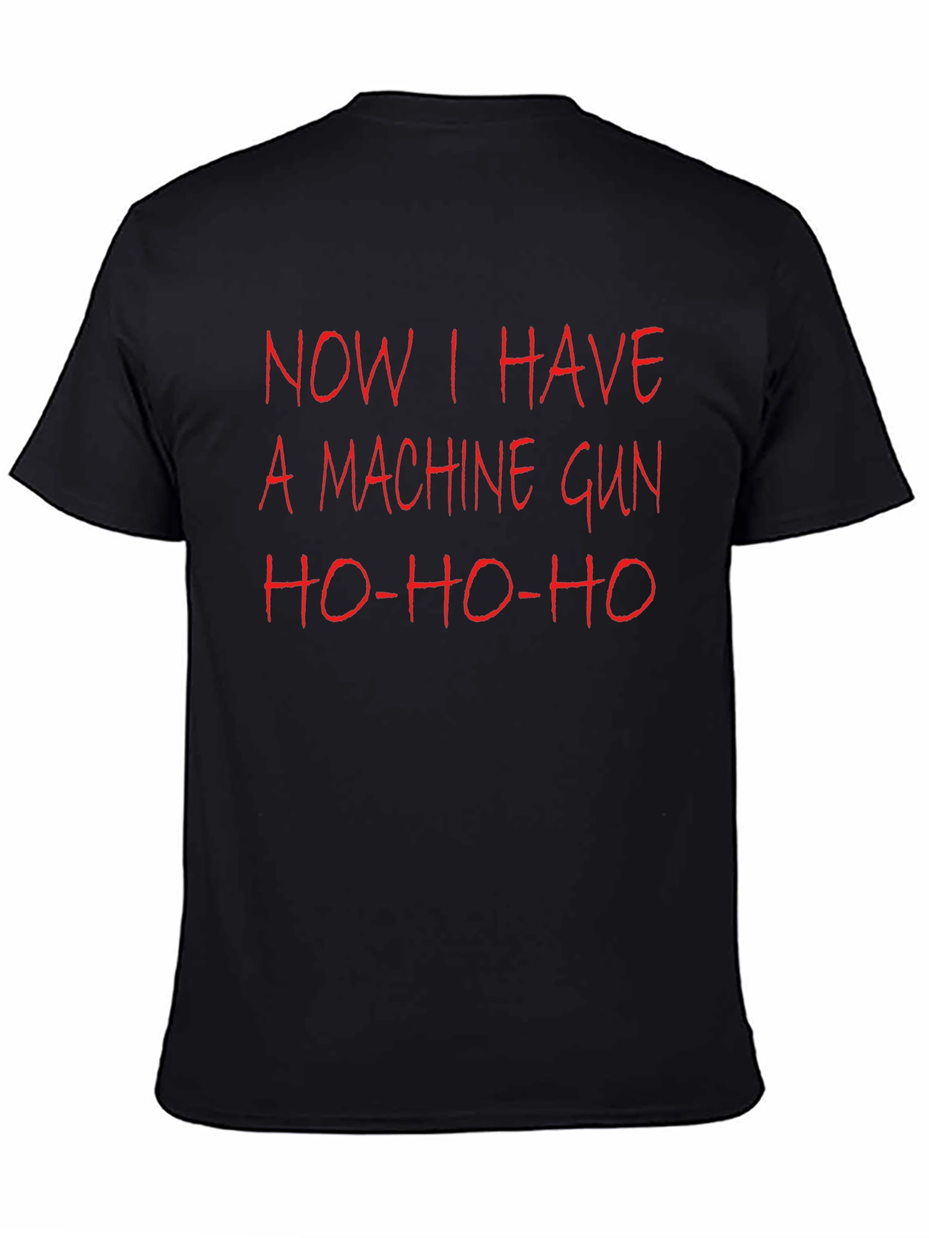 Black Die Hard Inspired Christmas T-Shirt view 4