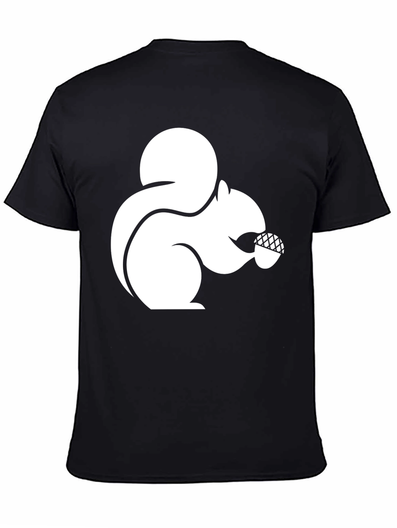 Black Squirrel Nut T-Shirt - Graphic Tee for Animal Lovers view 4