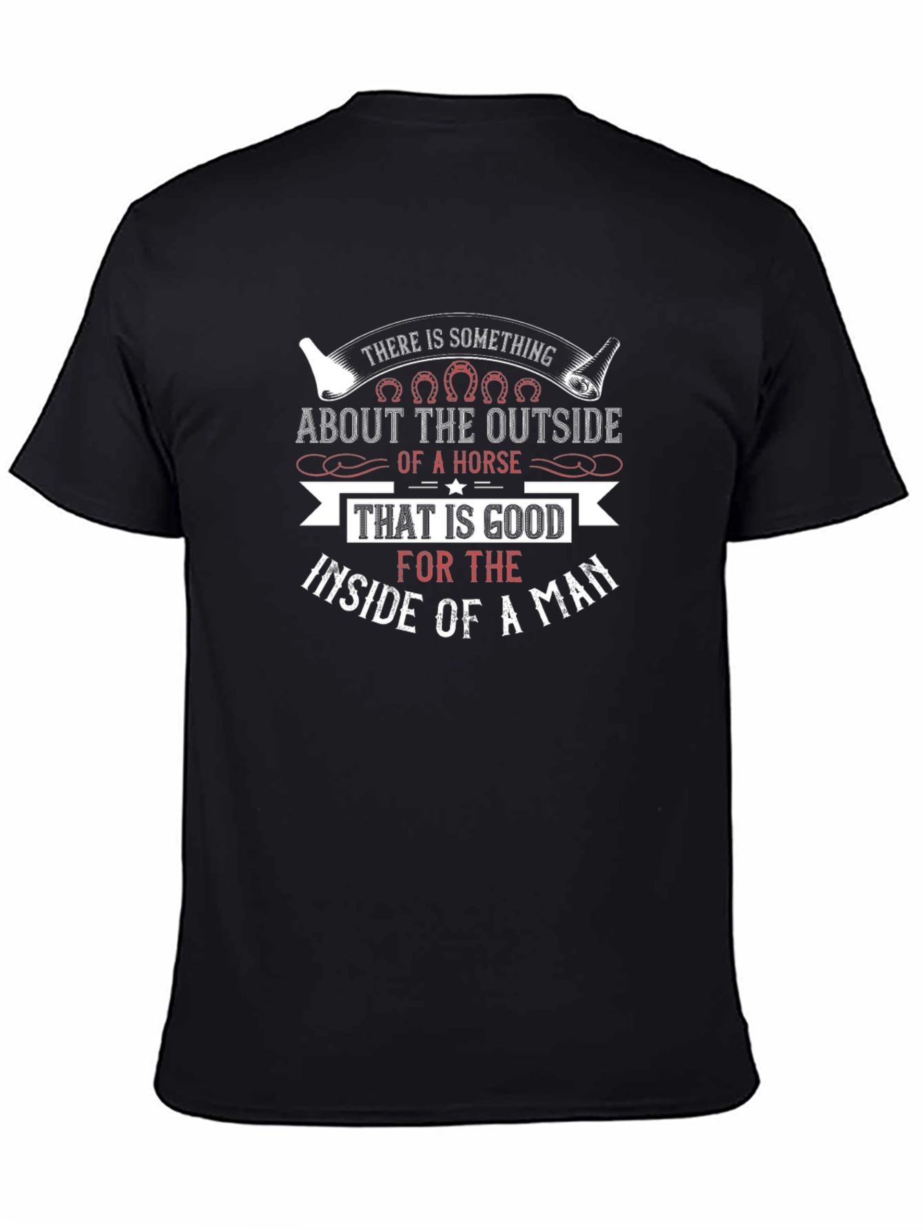 Black Horse Lover T-Shirt: Good for the Soul view 4