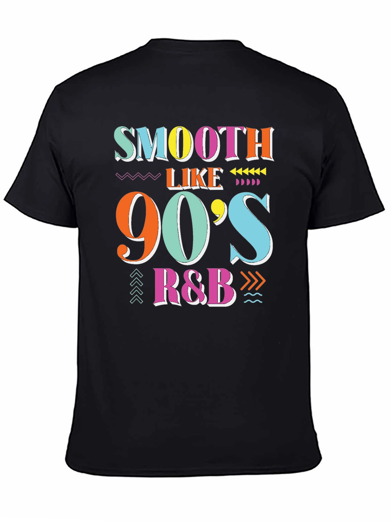Black 90's R&B Graphic T-Shirt view 4