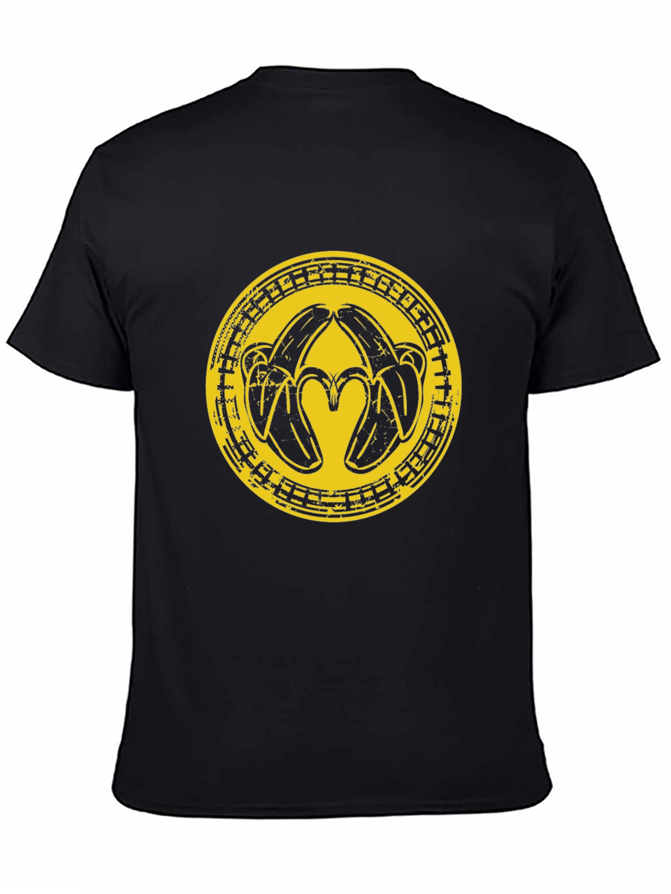Black Banana Heart Graphic Tee - Unique Design, Stylish Black Shirt view 4