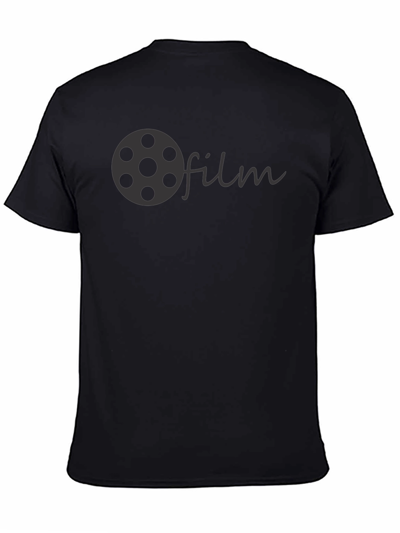Black Film Reel T-Shirt - Movie Lover Tee view 4