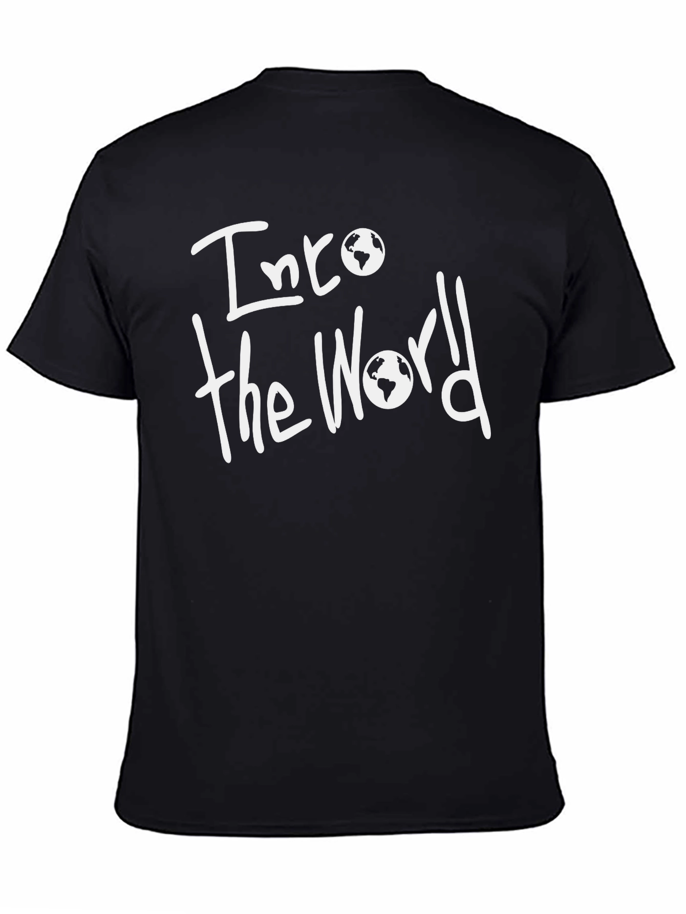 Black Into the World Black T-Shirt view 4