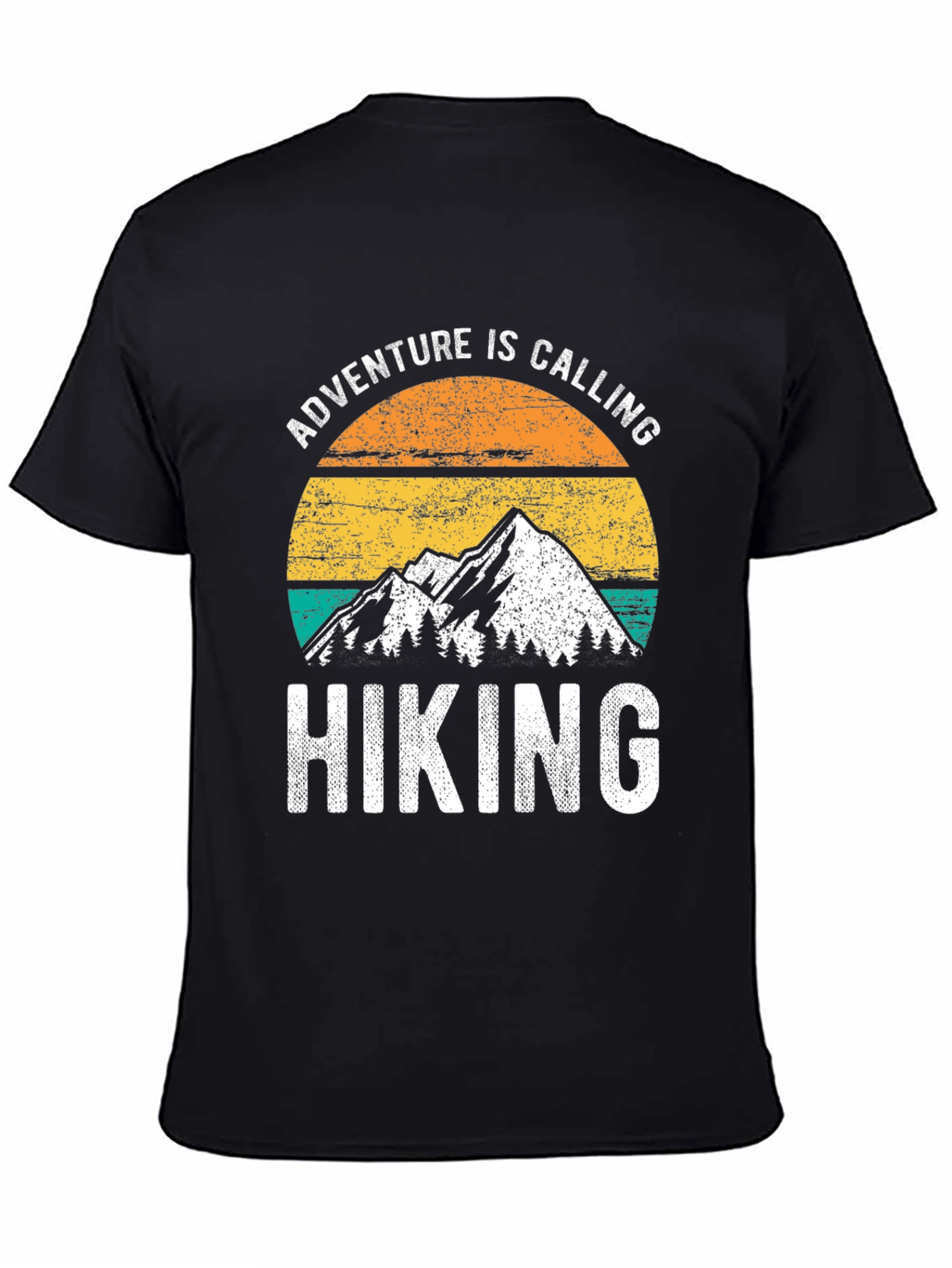 Black Adventure Hiking T-Shirt view 4