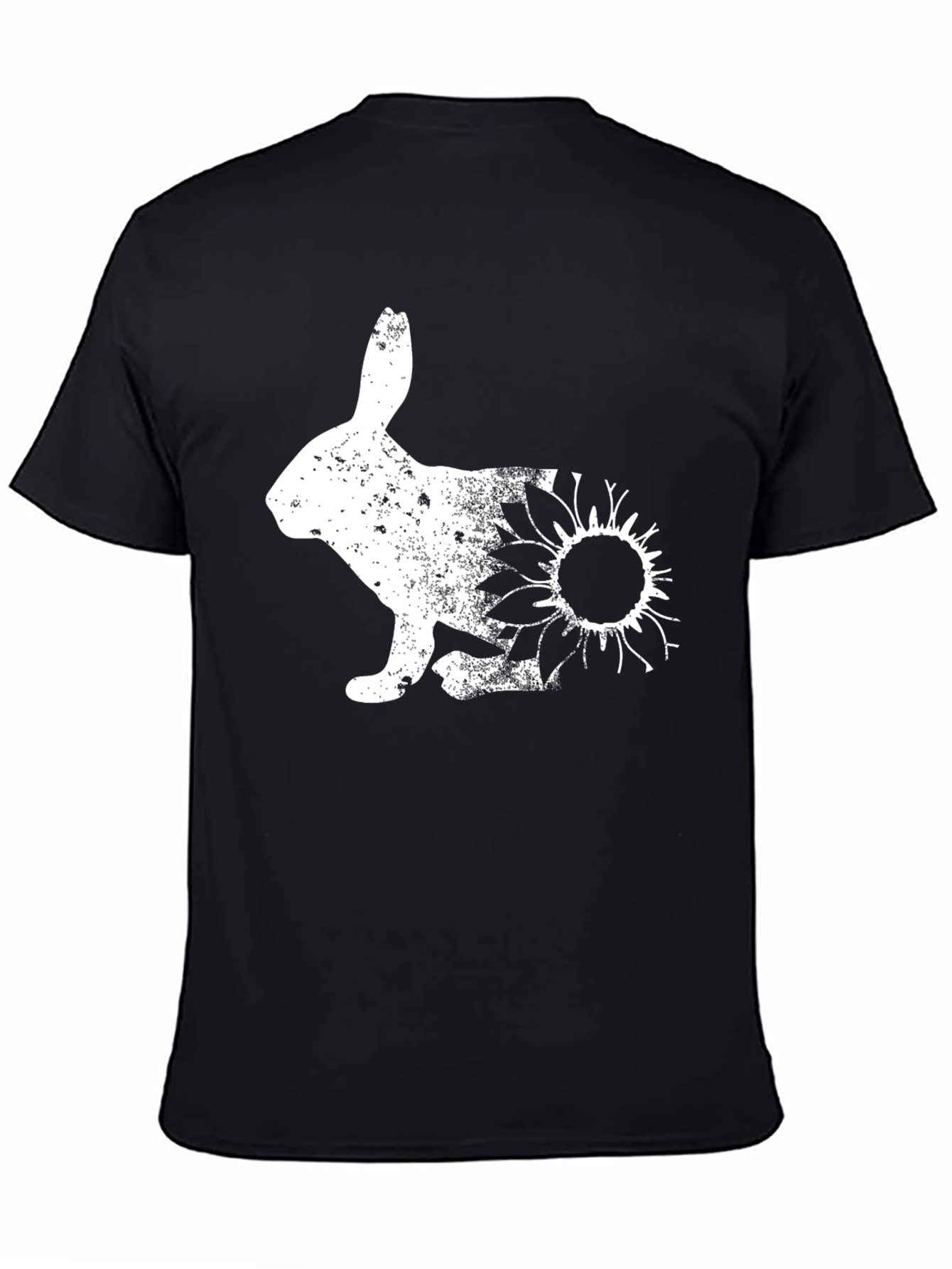 Black Rabbit Sunflower Graphic Tee view 4