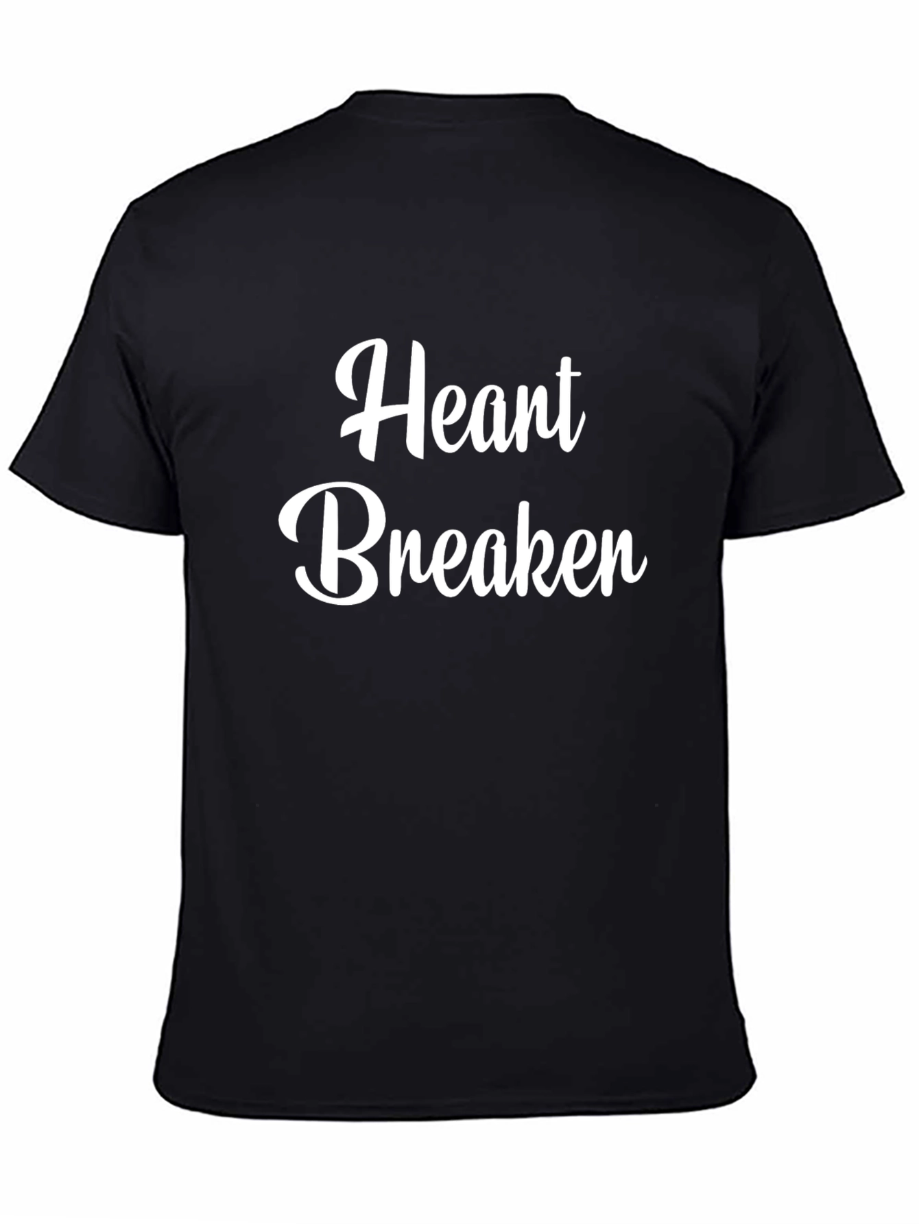Black Heart Breaker T-Shirt - Bold Graphic Tee view 4