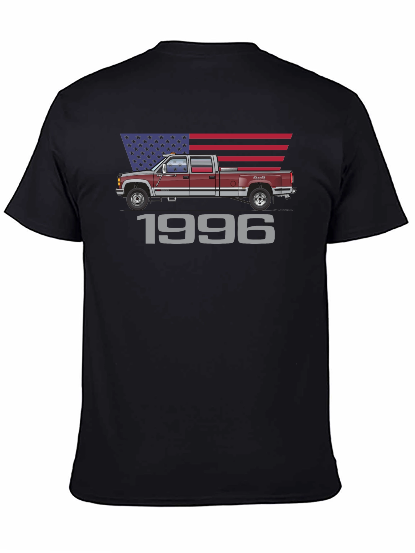 1996 Truck T-Shirt - Patriotic Design - 4