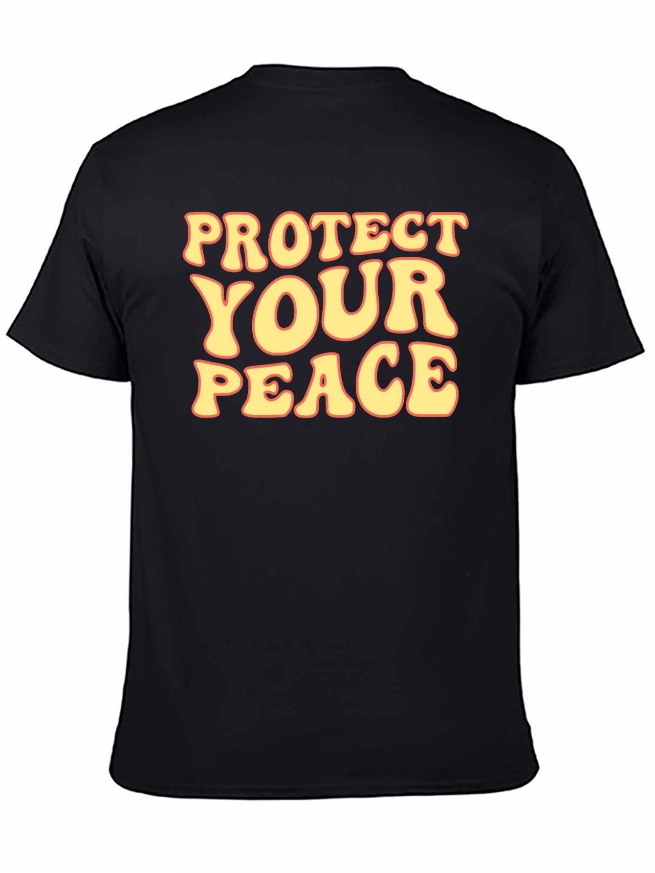 Black Protect Your Peace Graphic Tee view 4