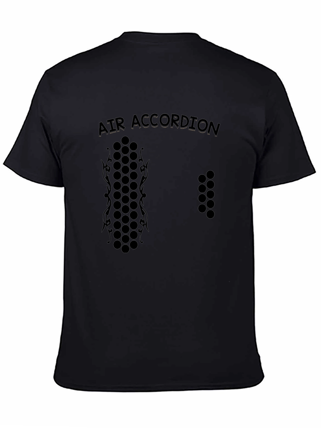 Black Air Accordion Graphic Tee - Black view 4