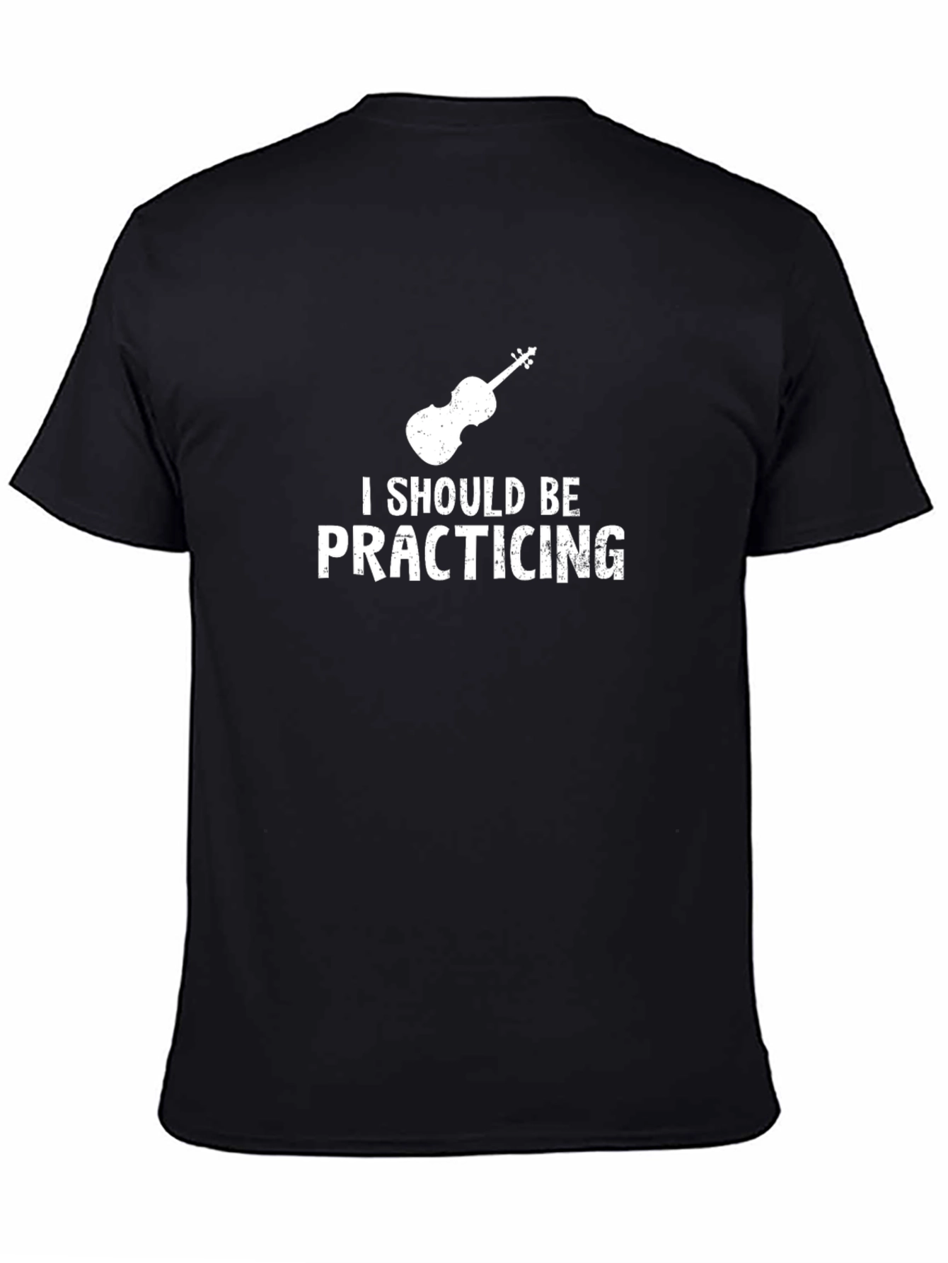 Black Violin Practice Black T-Shirt view 4
