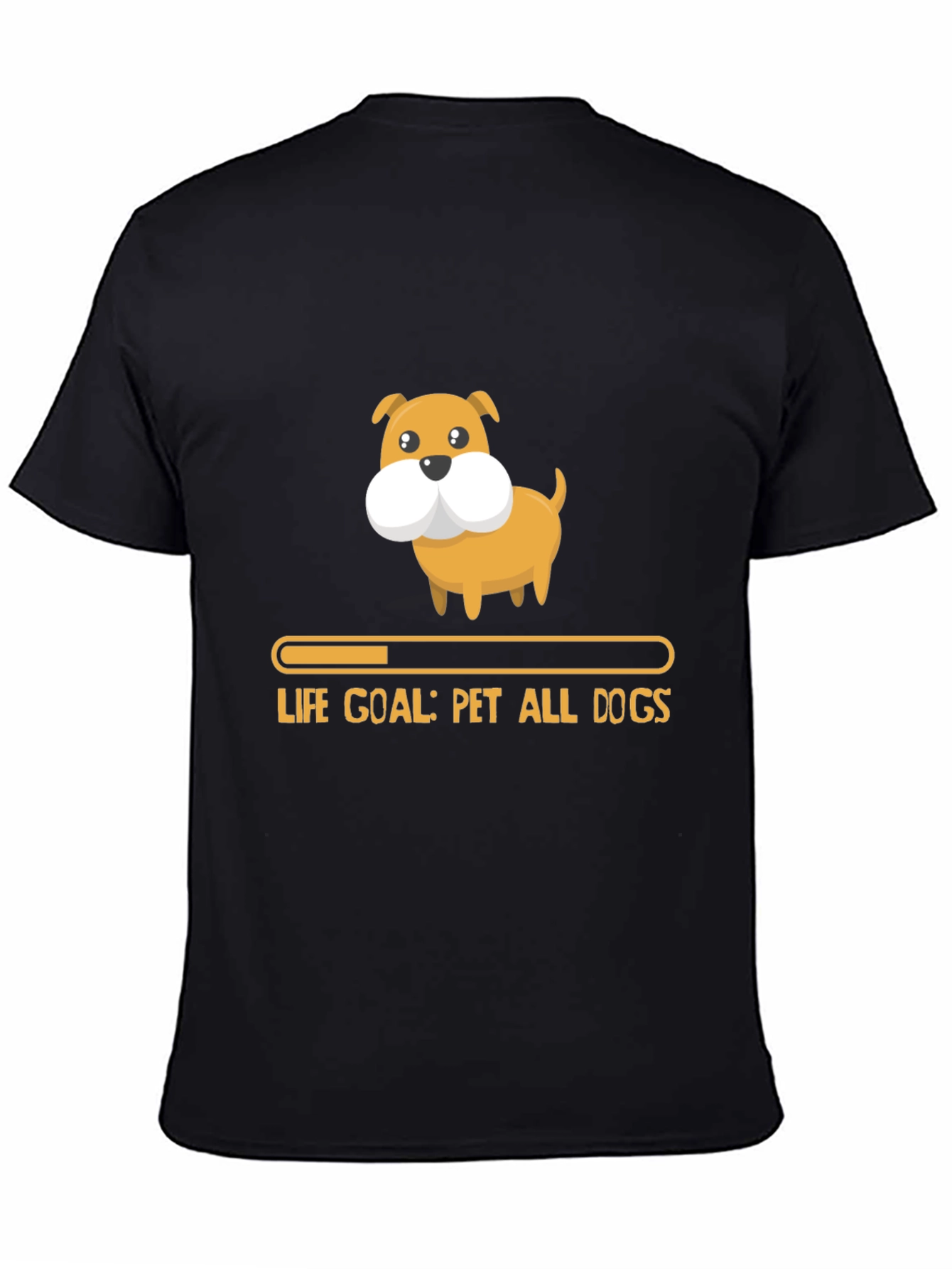 Black Pet All Dogs T-Shirt - Funny Dog Lover Tee view 4