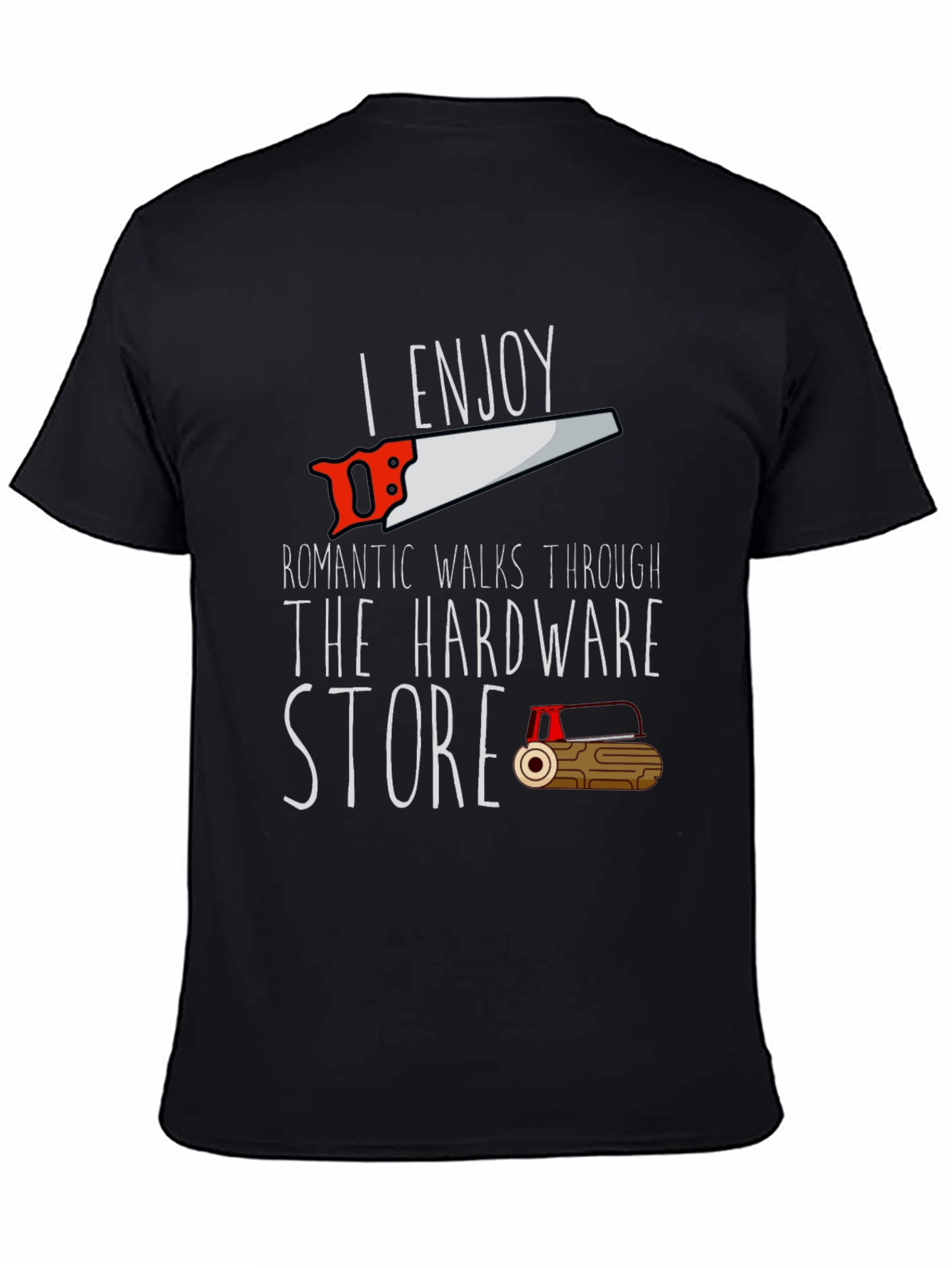 Black Hardware Store Romantic Walk T-Shirt view 4