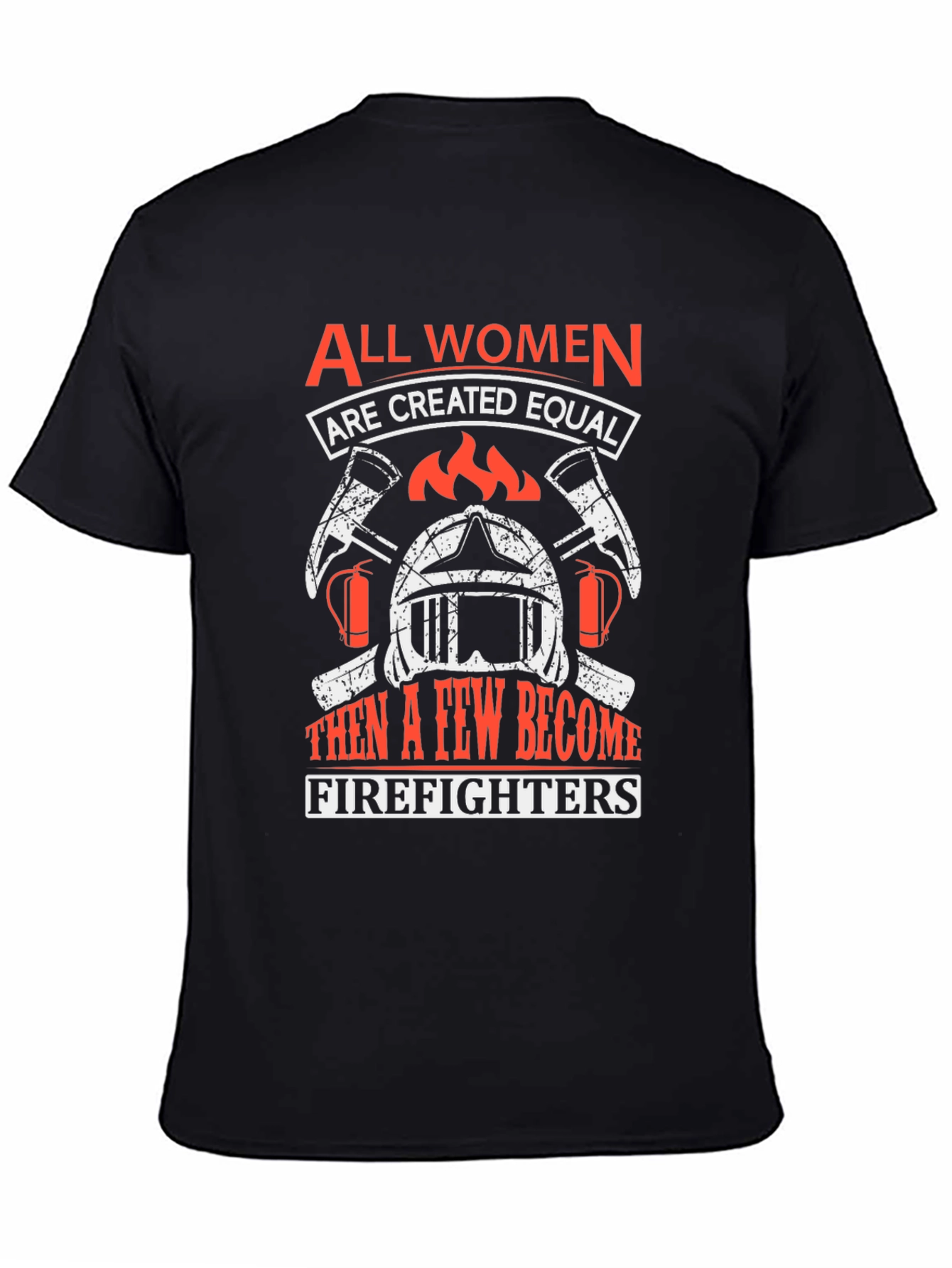 Black Women Firefighters T-Shirt view 4