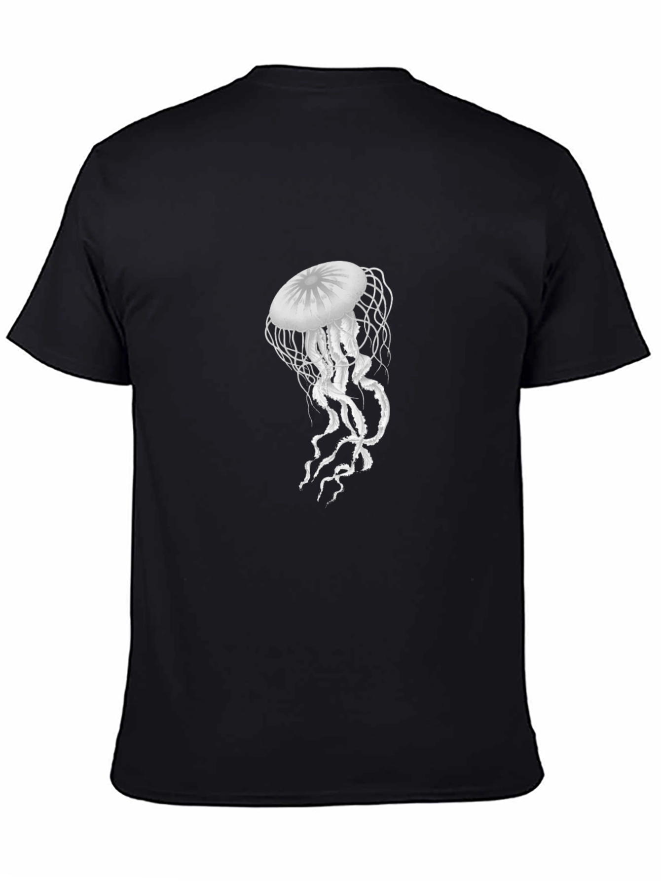 Jellyfish Graphic Black T-Shirt - 4