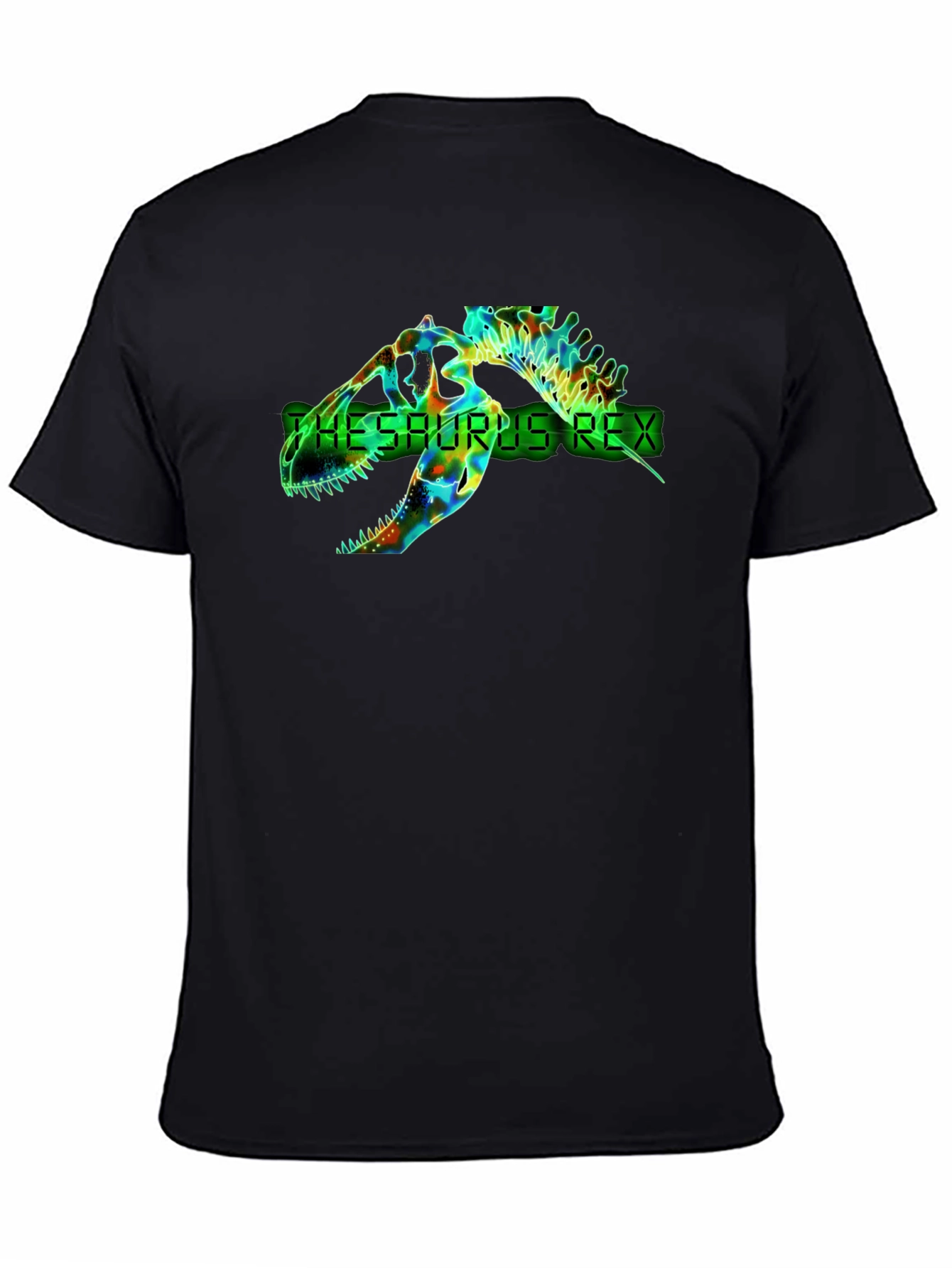 Black Thesaurus Rex Graphic T-Shirt - Black view 4